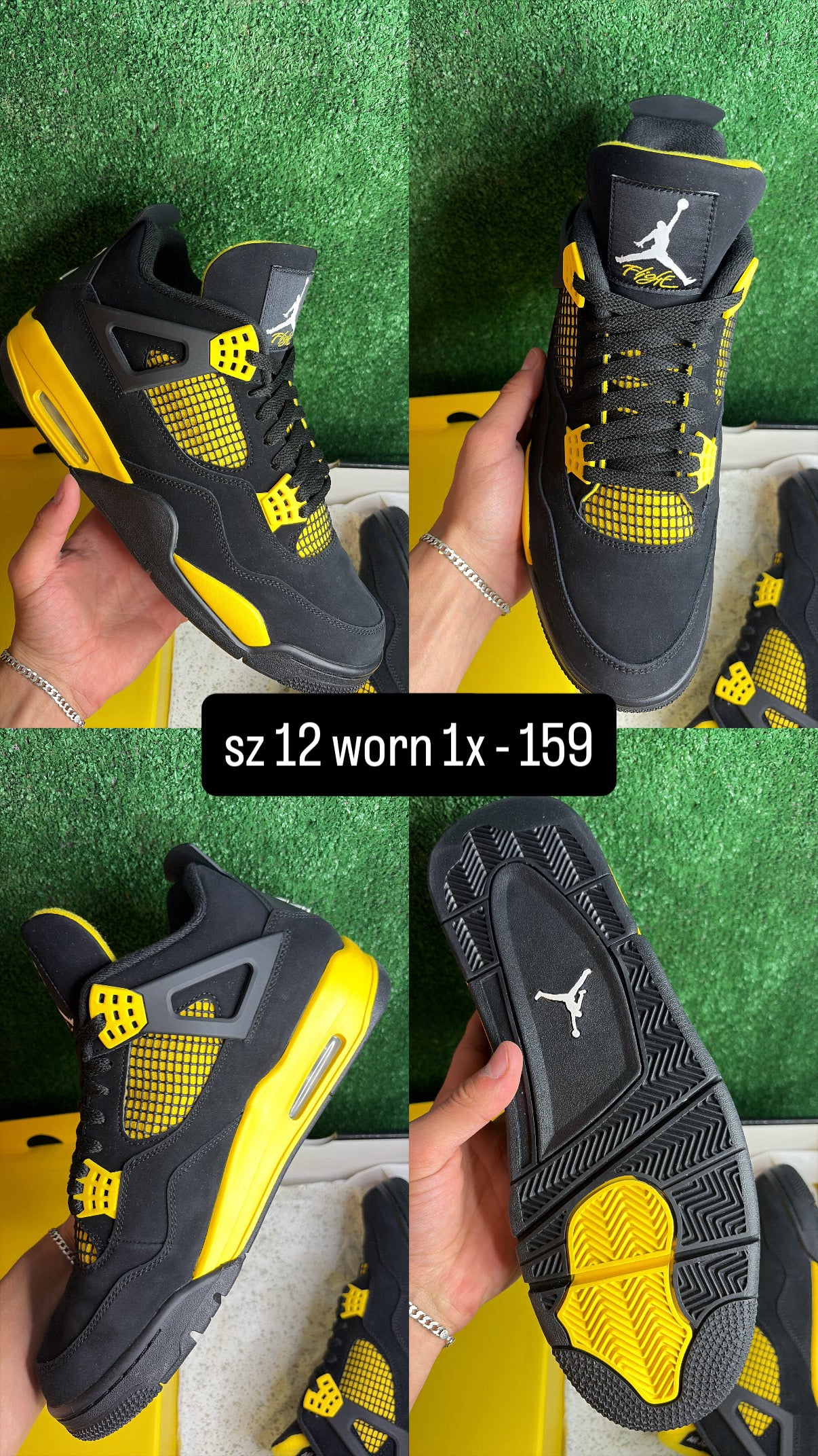 Jordan 4 Thunder Size 12