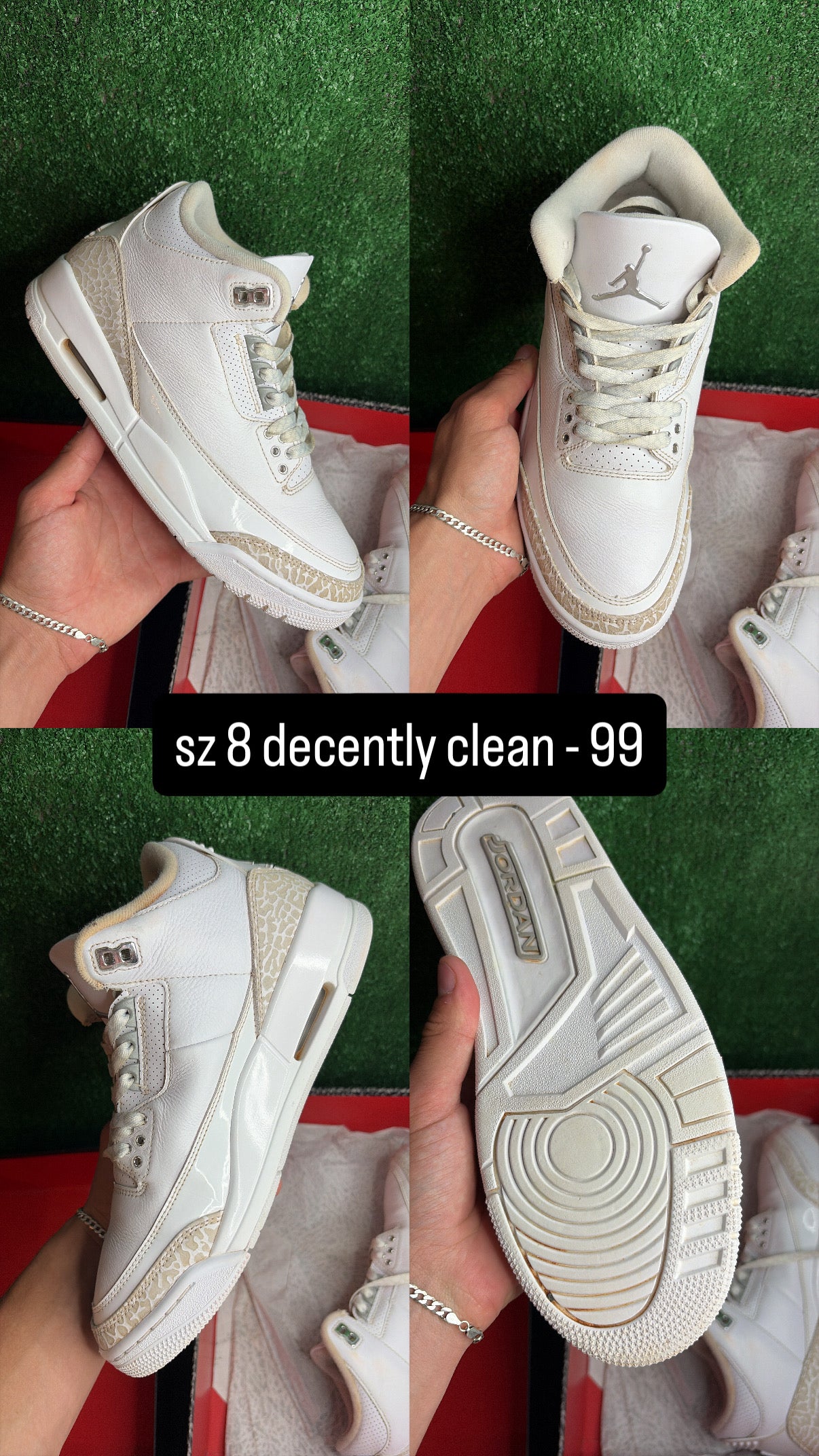 Jordan 3 Pure Money Size 8