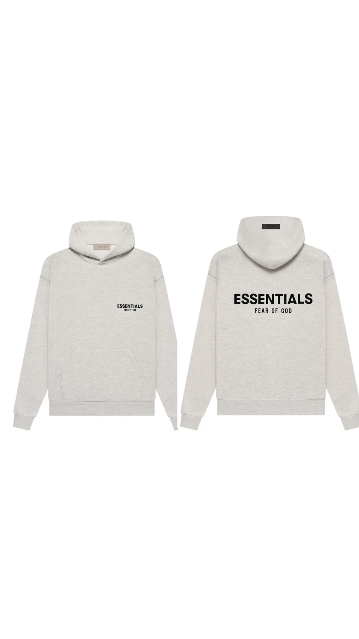 Essentials Fear of God Hoodie Light Oatmeal
