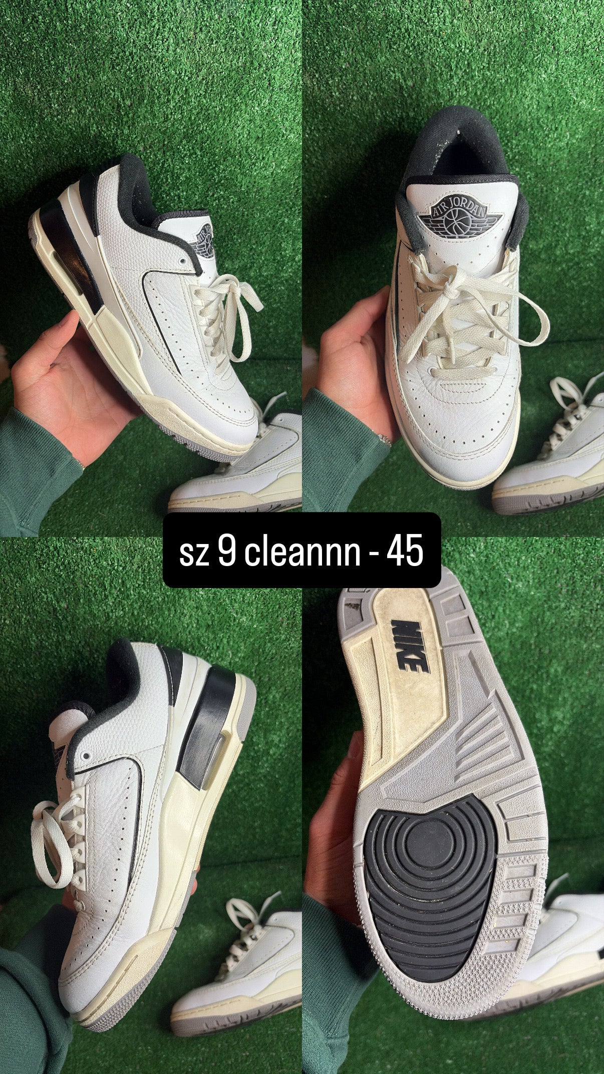 Jordan 2 Low Panda Size 9