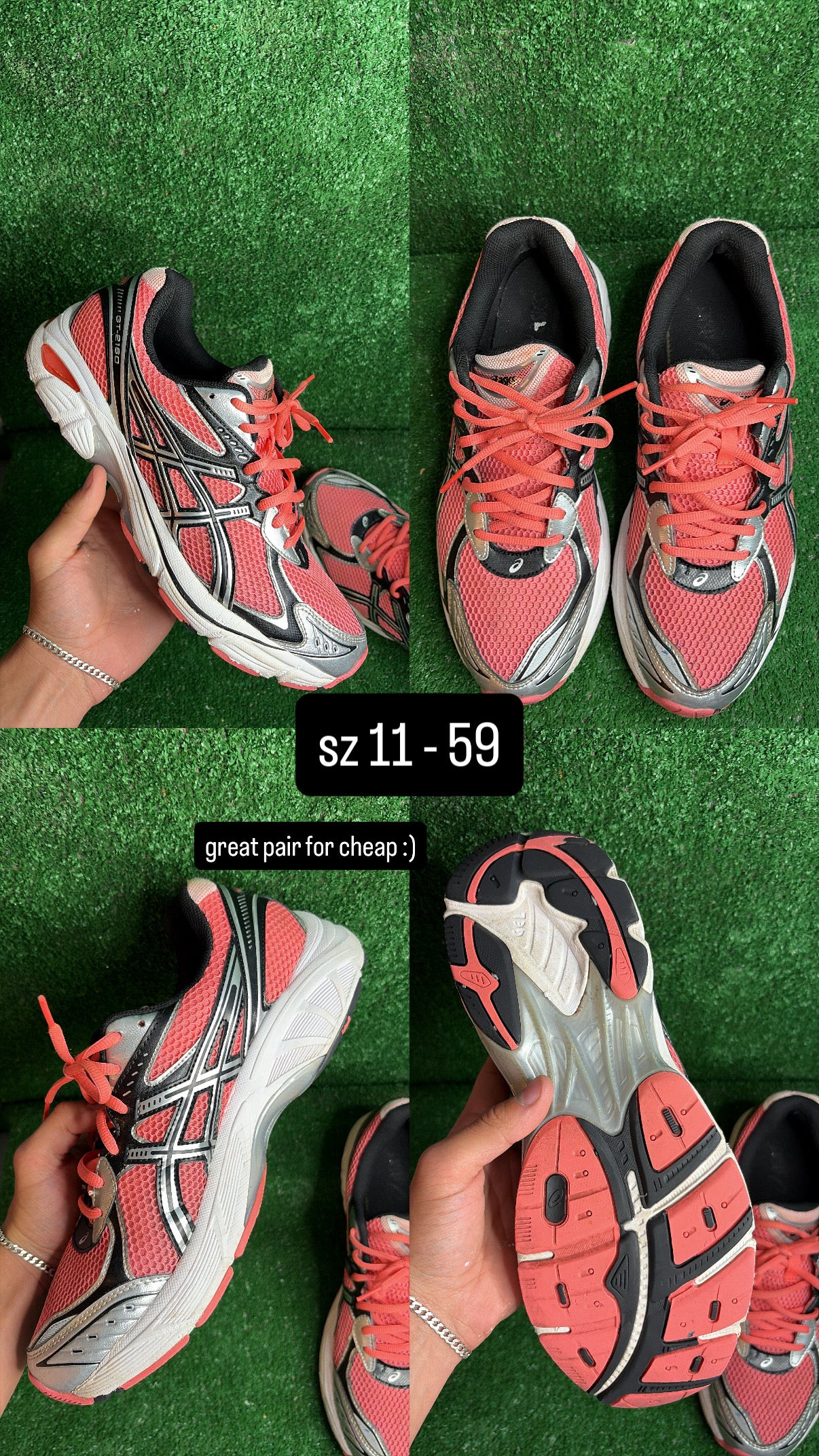 Asics GT 2160 Papaya Size 11
