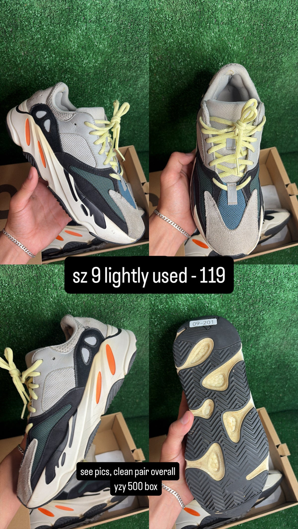 Yeezy 700 Wave Runner Size 9