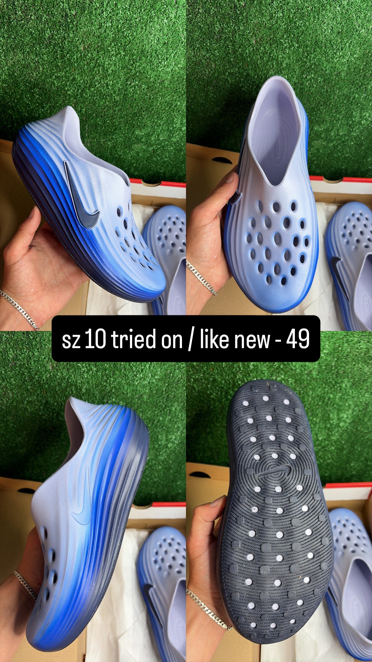 Nike ReactX Rejuven8 Comet Blue Size 10