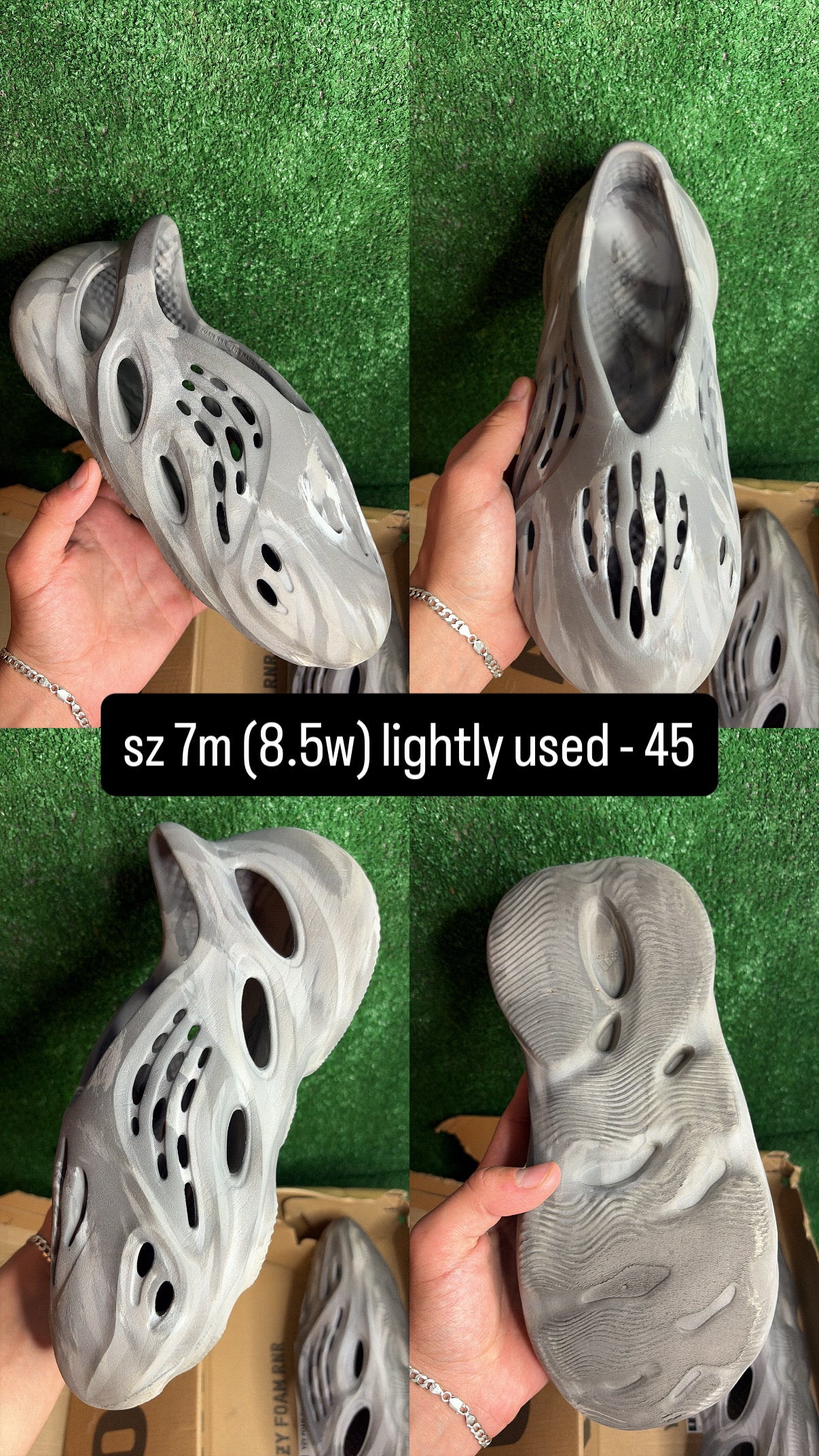 Yeezy Foam Runner MX Grey Size 7m (8.5w)