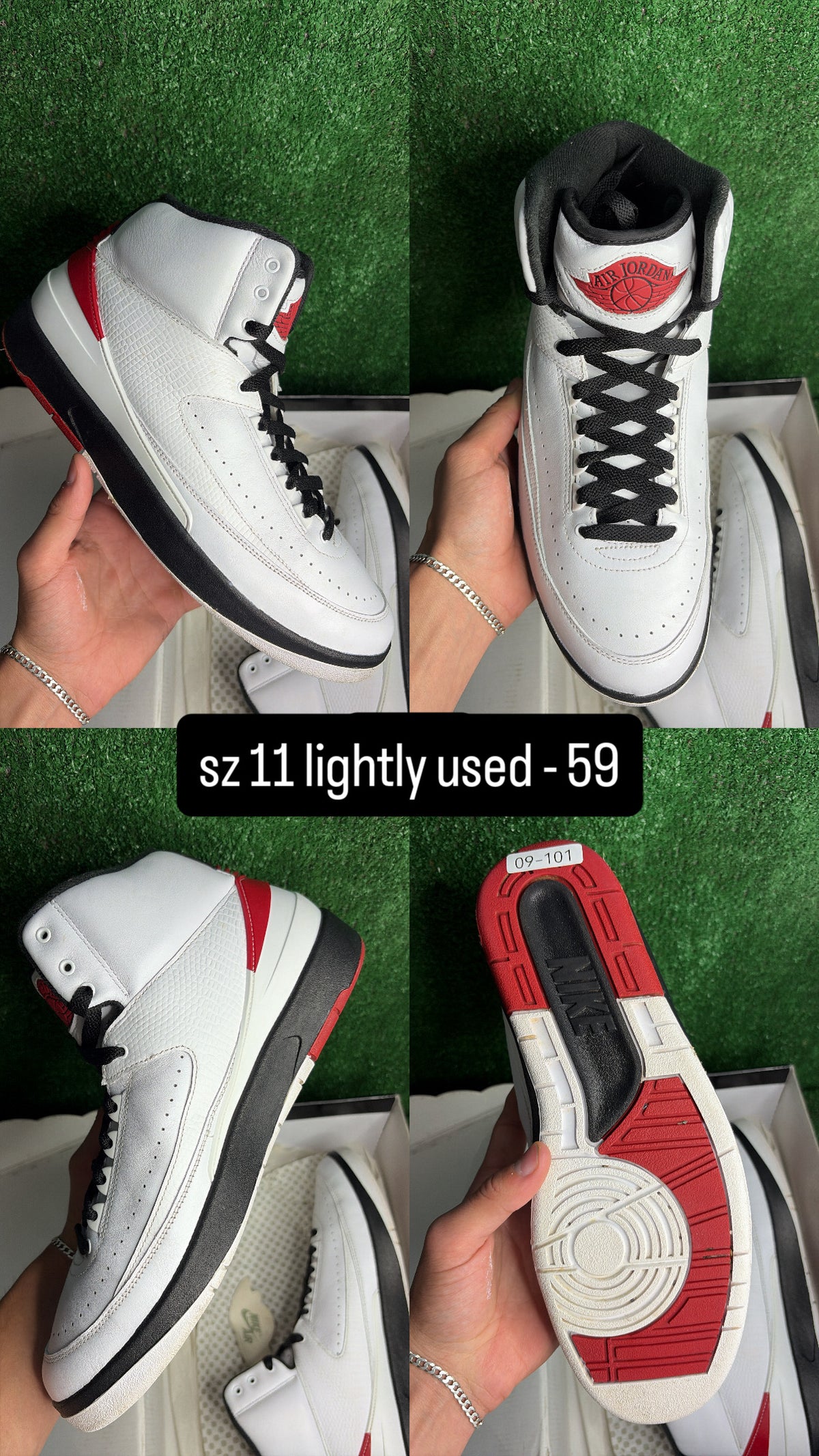Jordan 2 Chicago Size 11