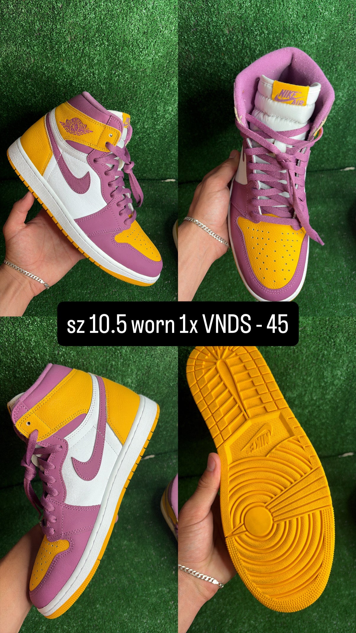 Jordan 1 High Brotherhood Size 10.5