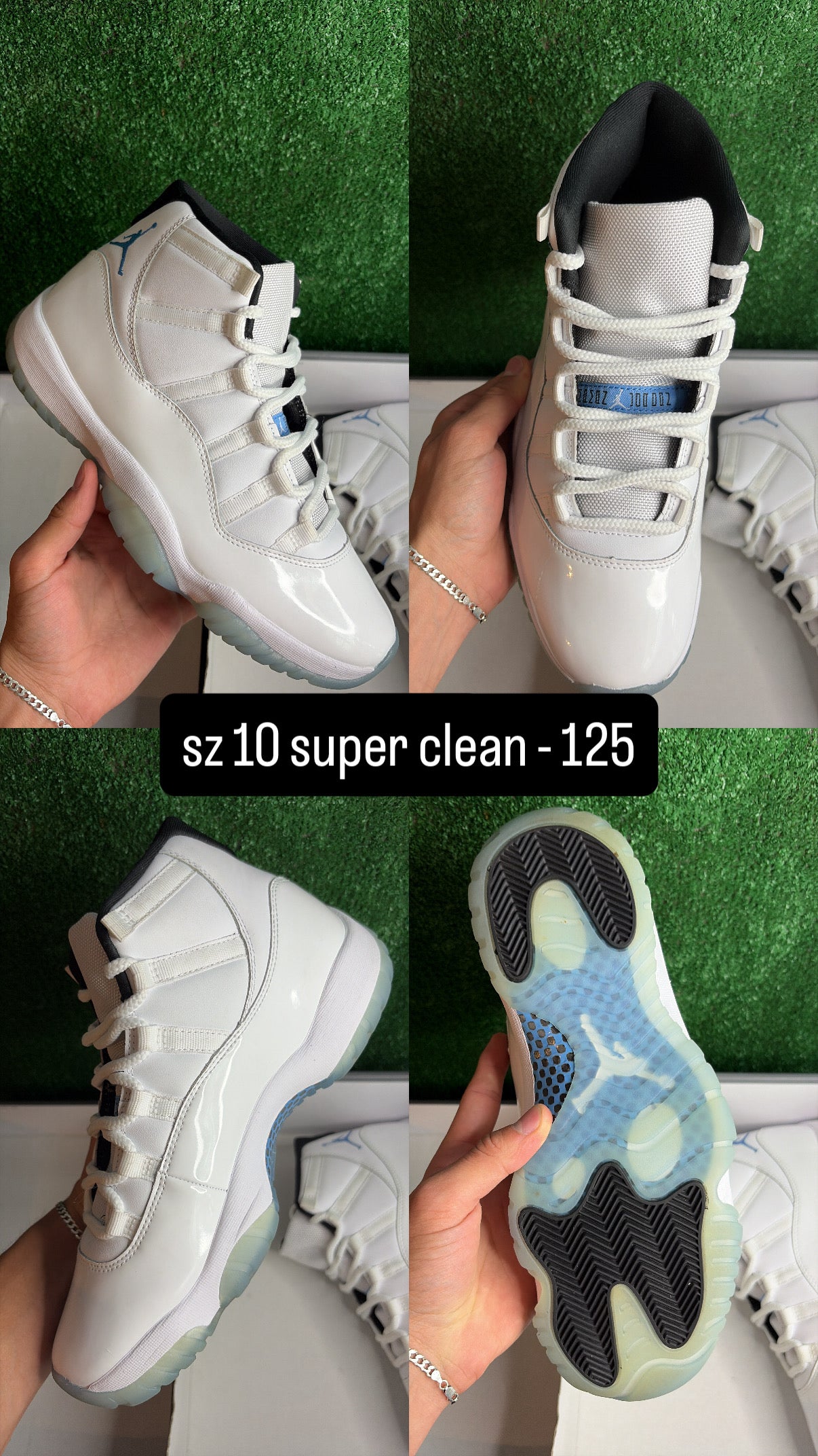 Jordan 11 Legend Blue Size 10