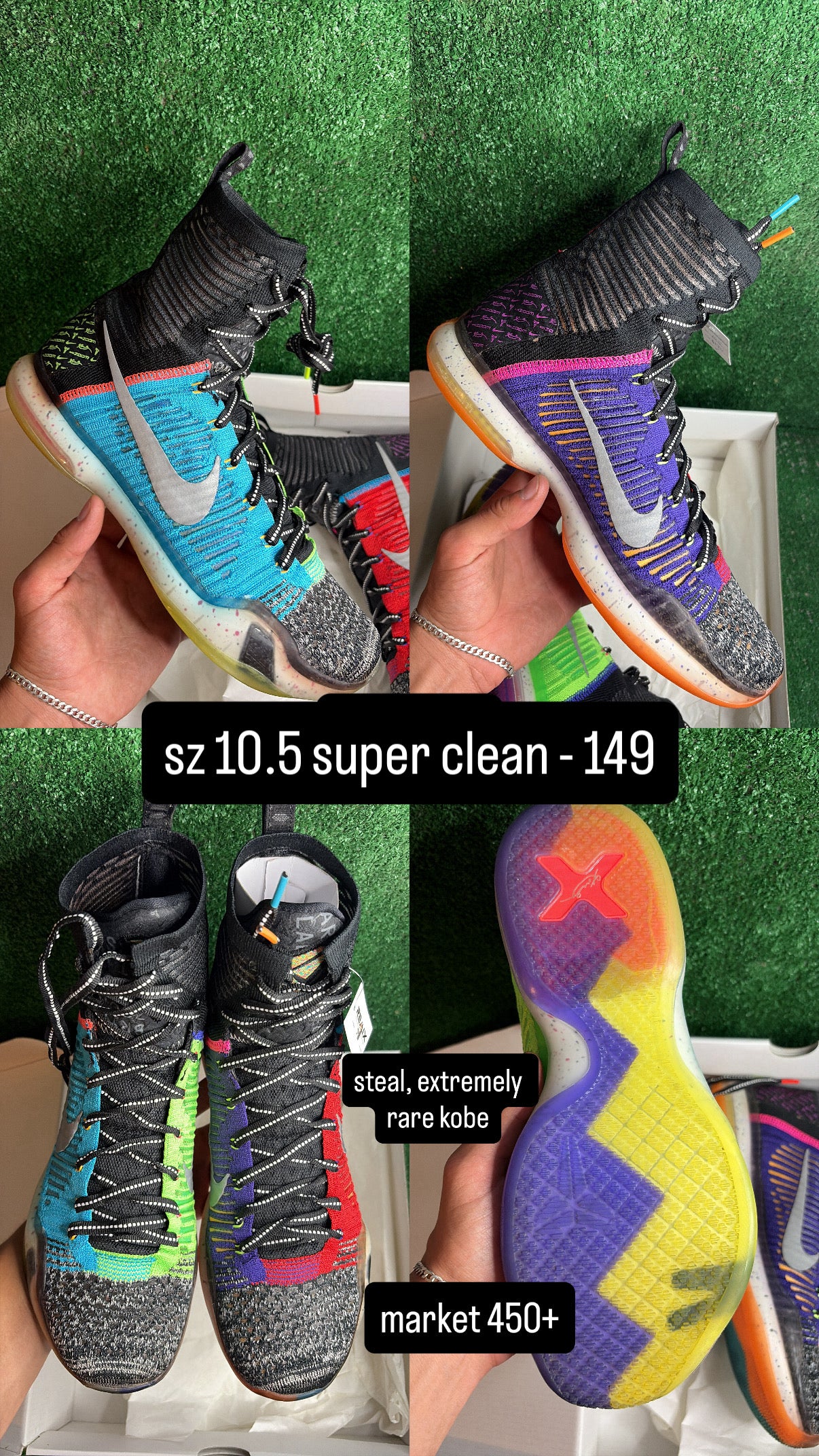 Kobe 10 Elite High What The Size 10.5