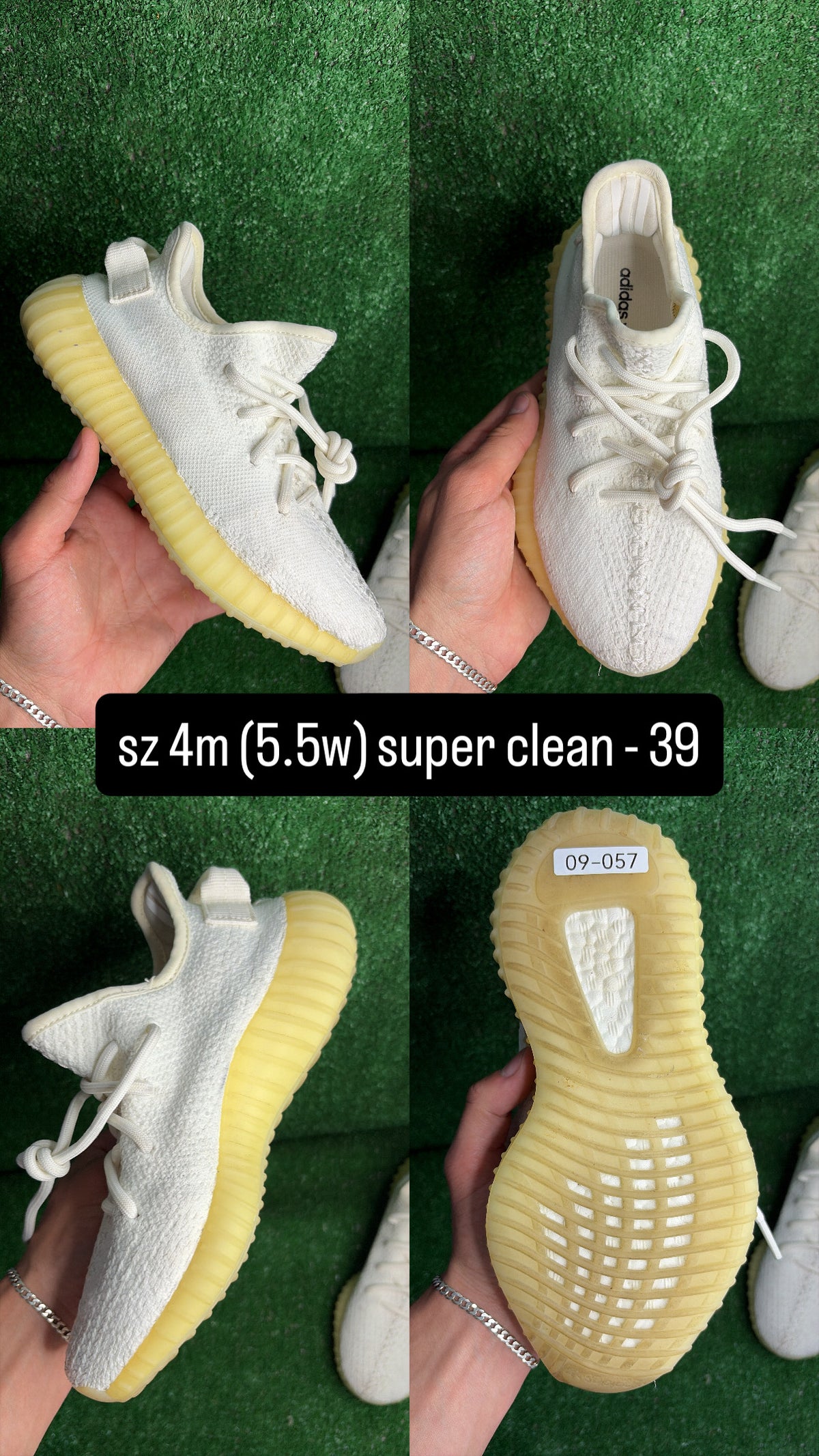 Yeezy 350 Cream White Size 4 (5.5w)