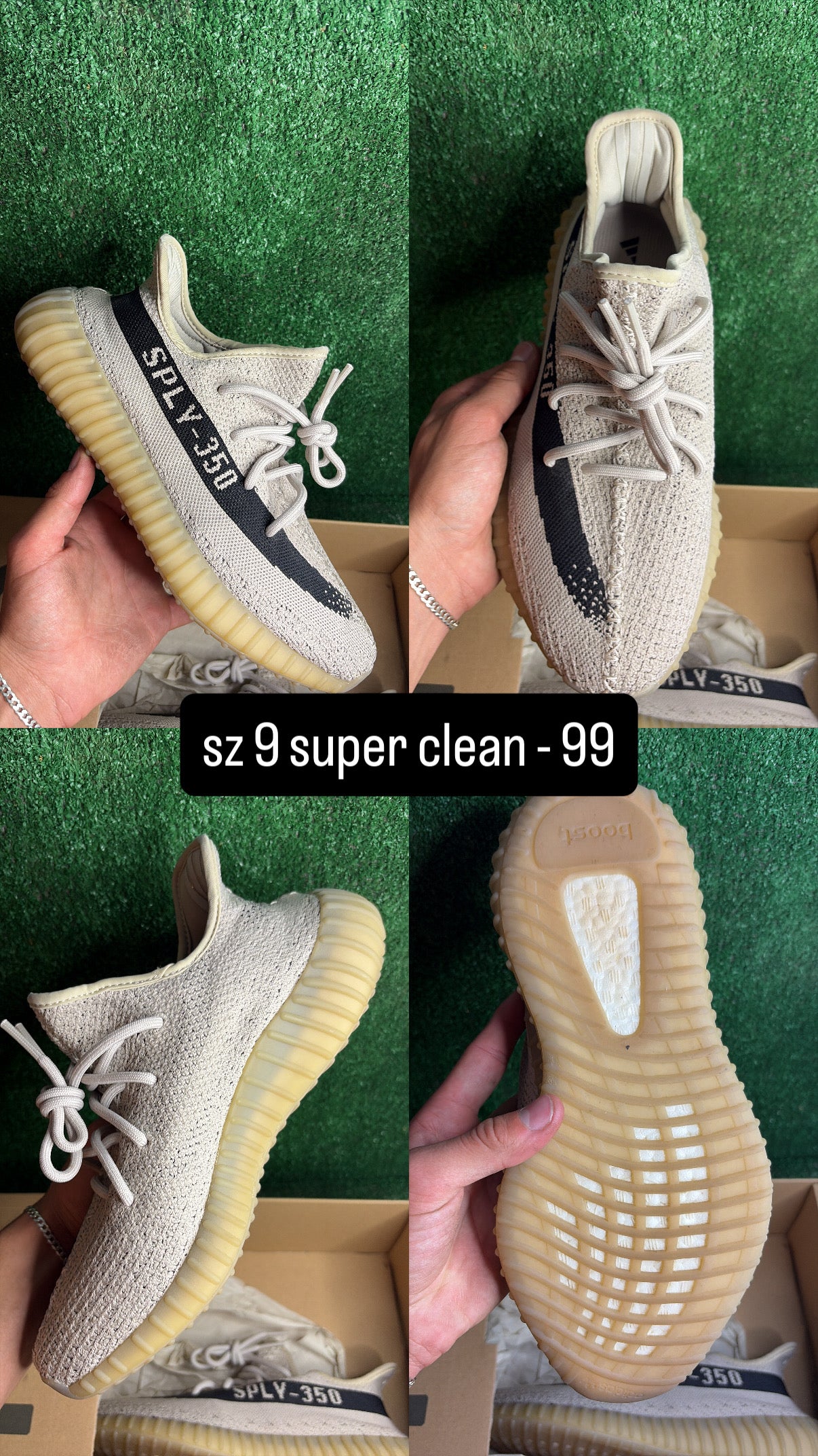 Yeezy Boost 350 V2 Slate Size 9