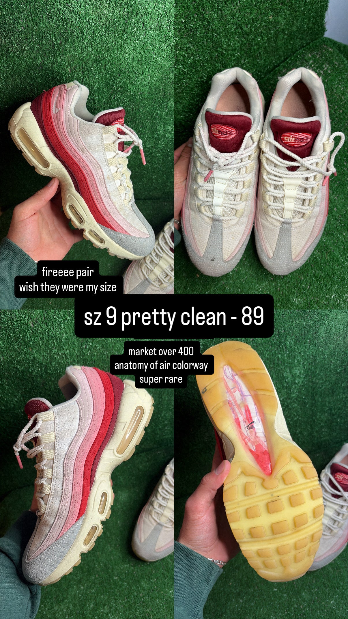 Air Max 95 Anatomy of Air Size 9