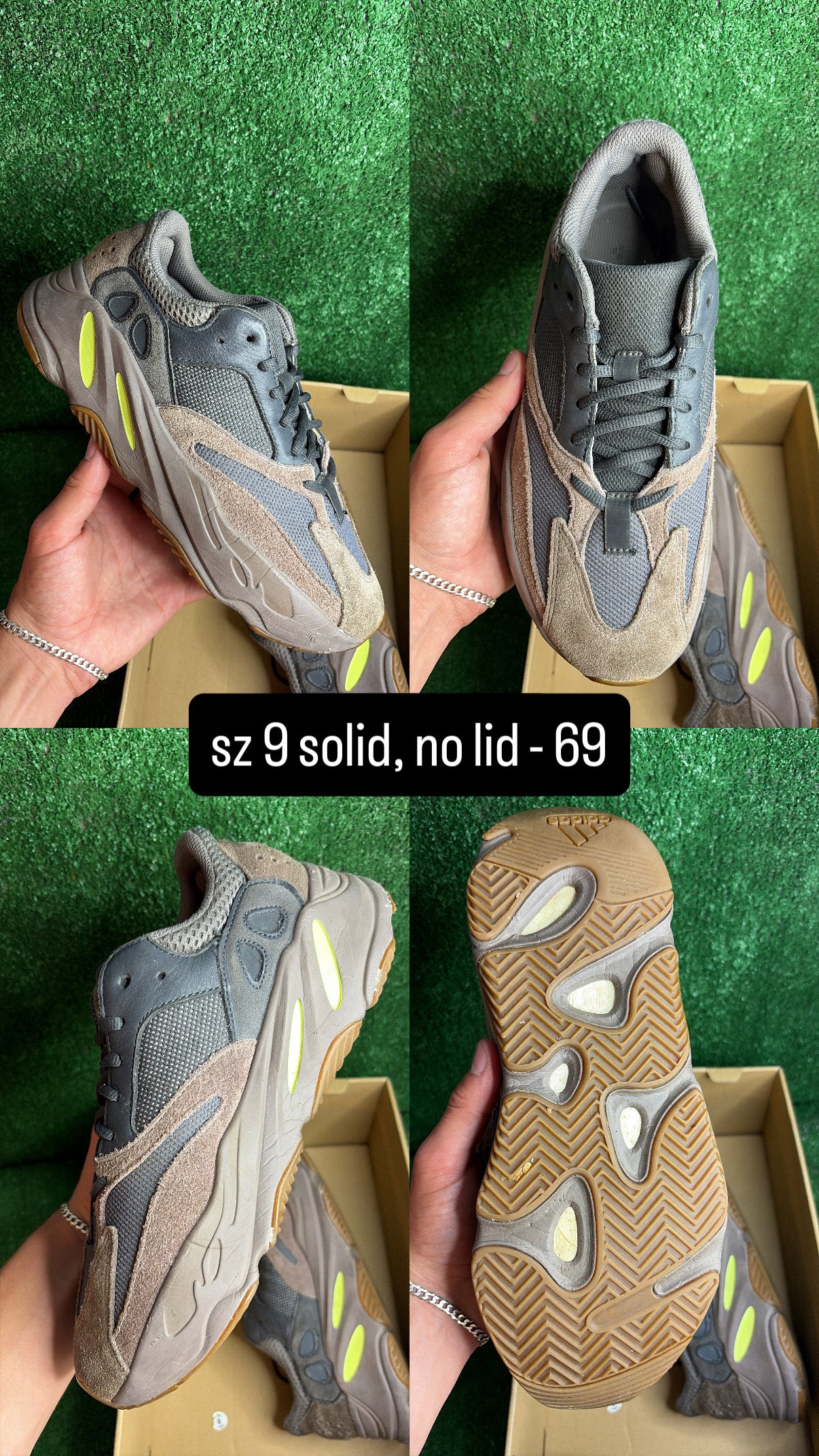 Yeezy 700 Mauve Brown Size 9