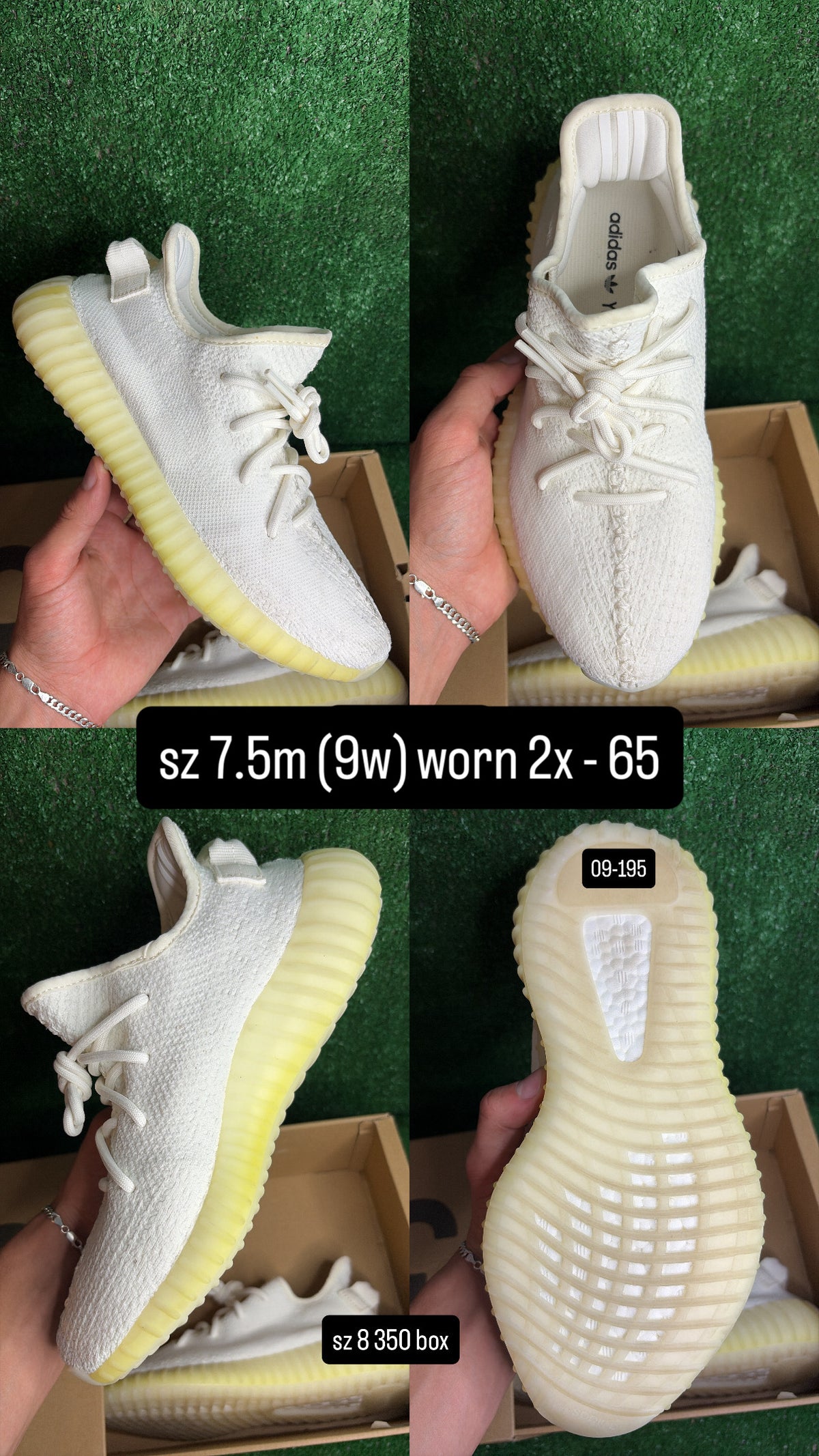 Yeezy 350 Boost V2 Cream Size 7.5m (9w)
