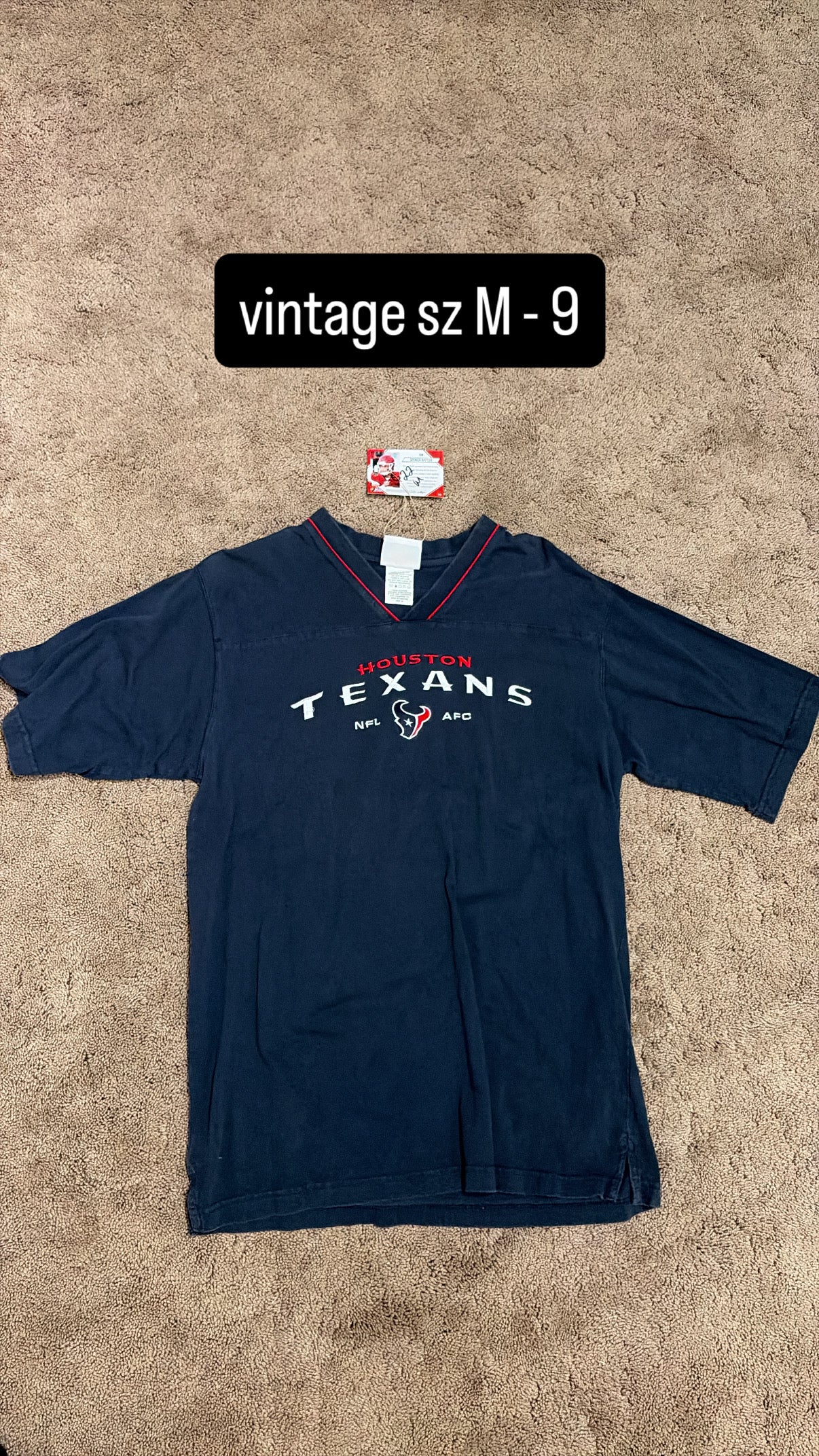 Vintage Texans Tee Size Medium