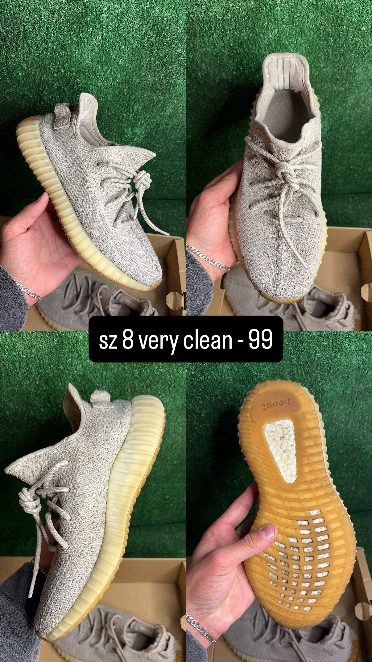 Yeezy 350 Sesame Size 8