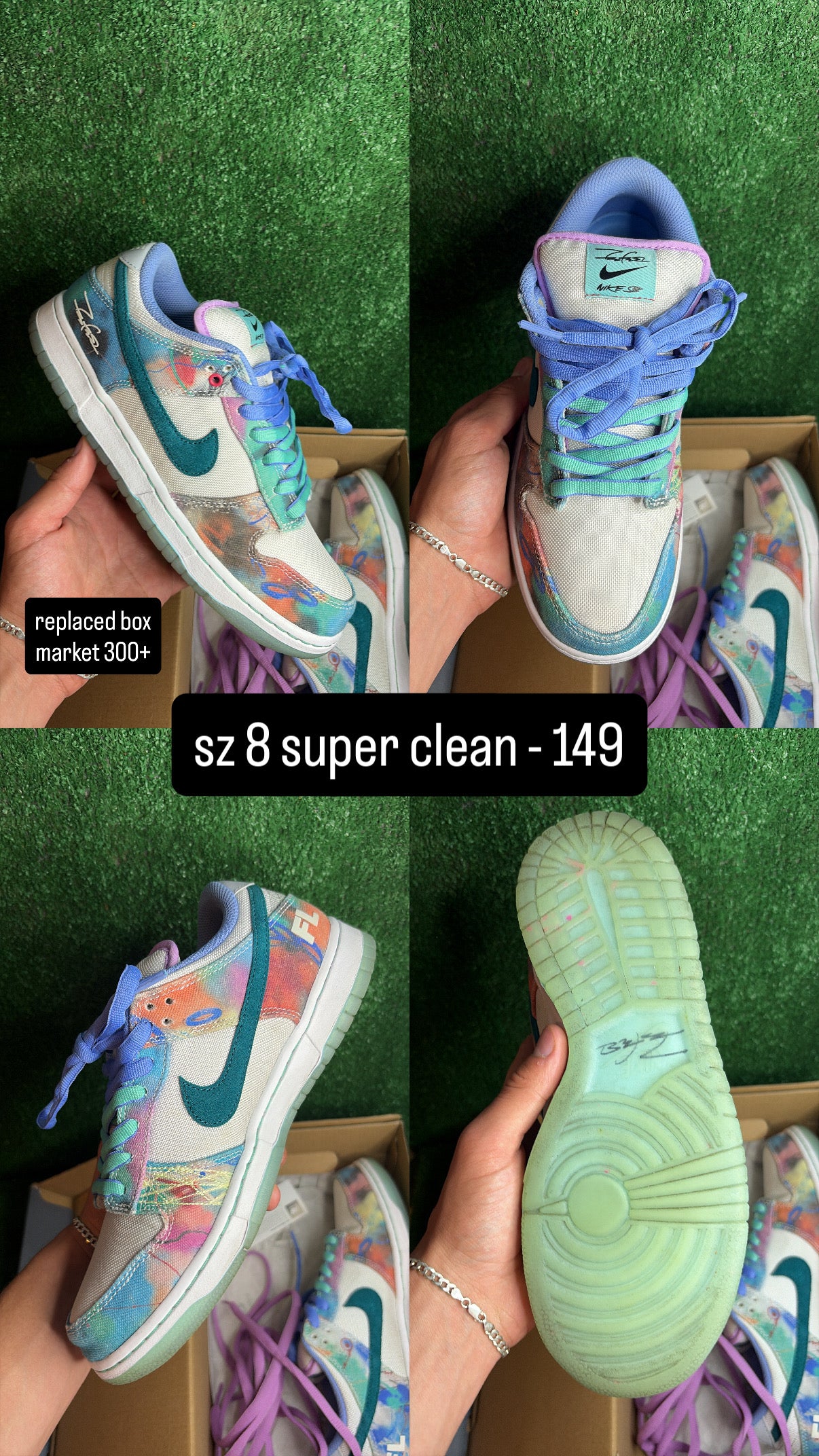 Nike Dunk Low SB Futura Size 8