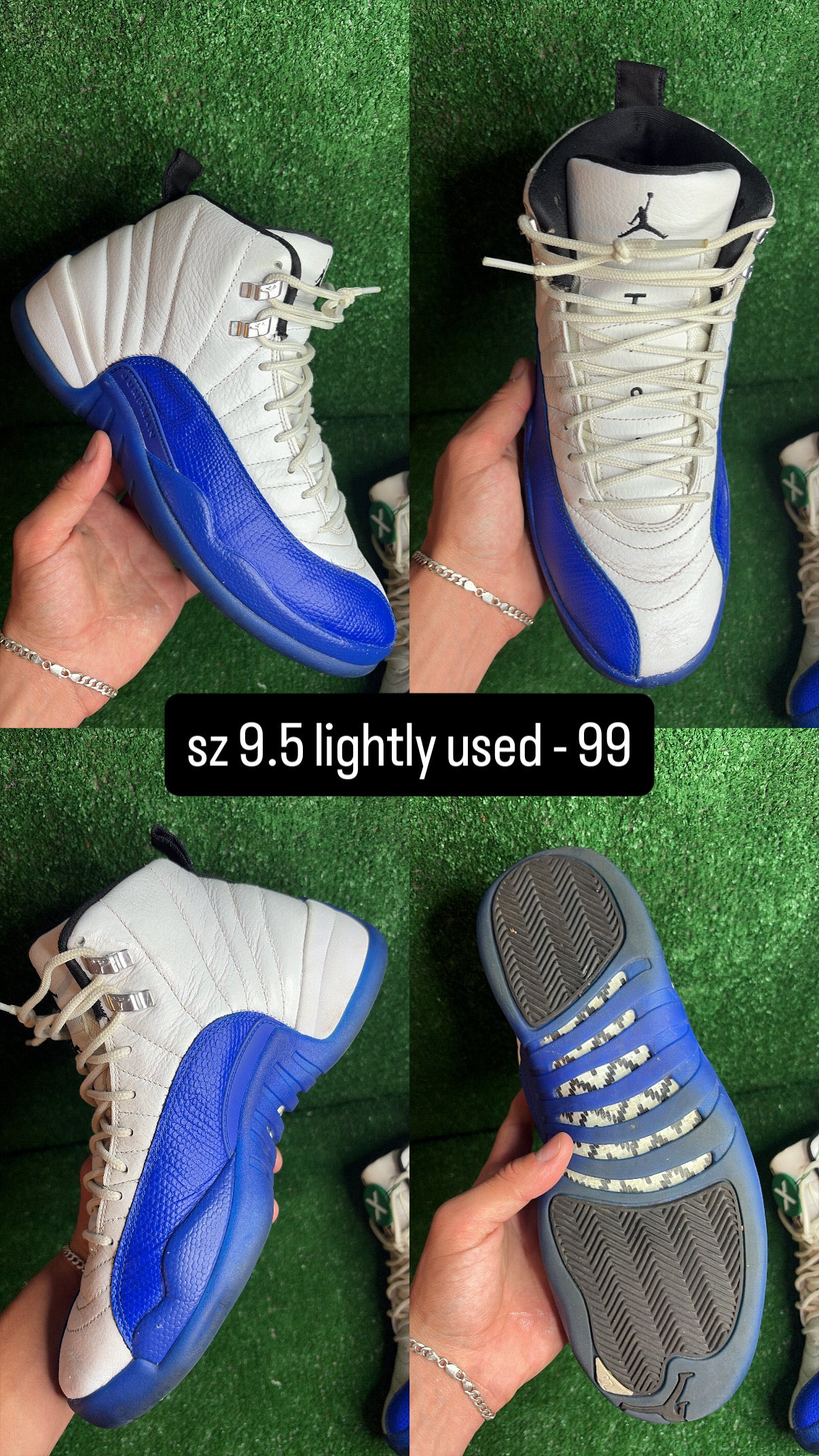 Jordan 12 Blueberry Size 9.5