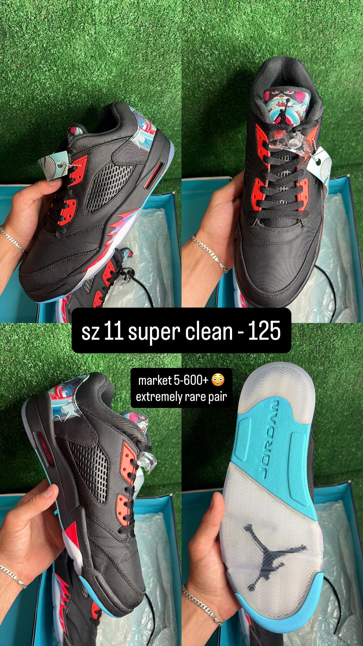 Jordan 5 Low Chinese New Year Size 11