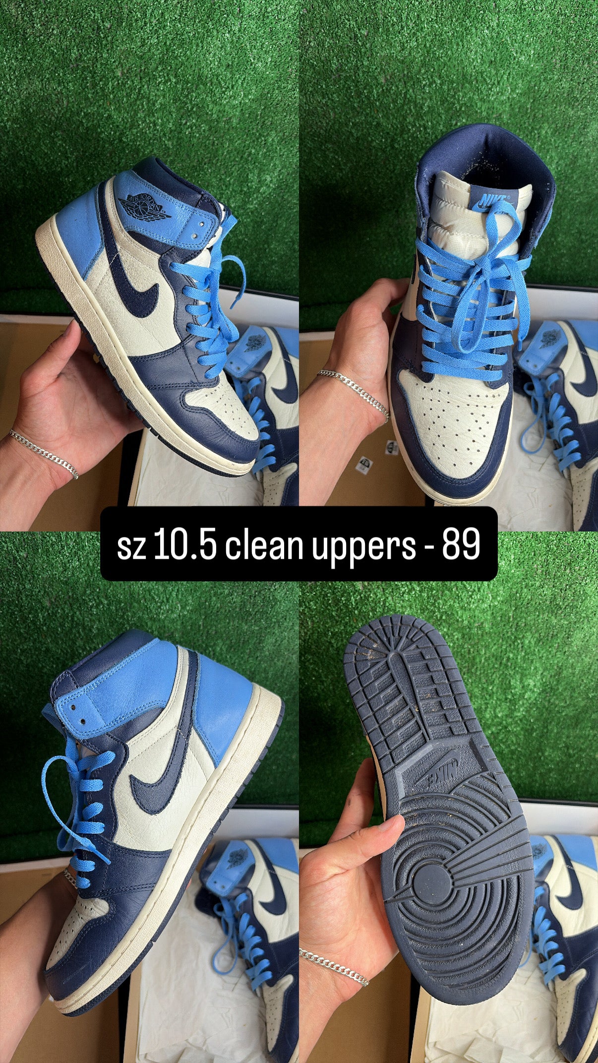 Jordan 1 High Obsidian Size 10.5