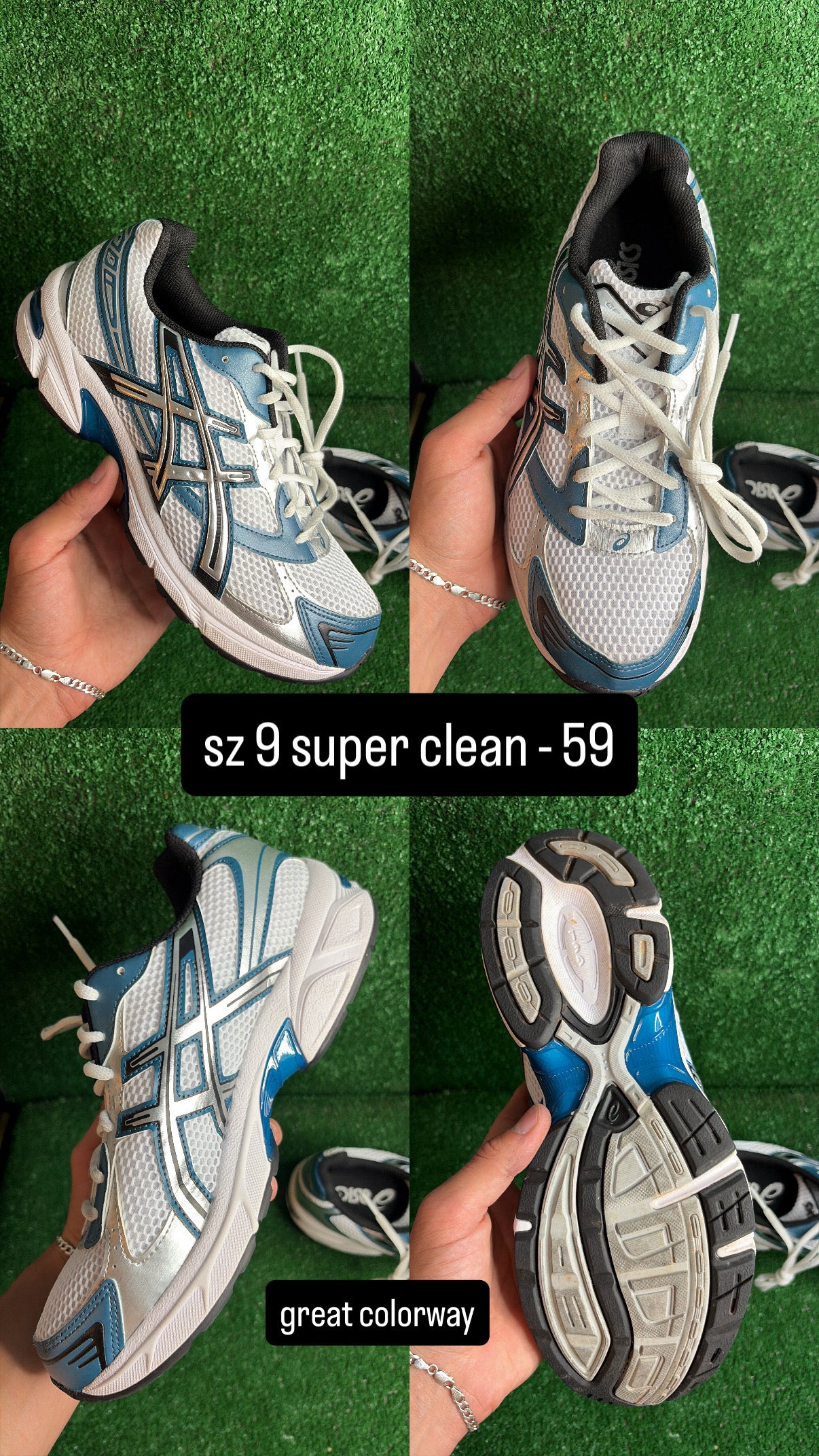 Asics Gel 1130 Restful Teal Size 9