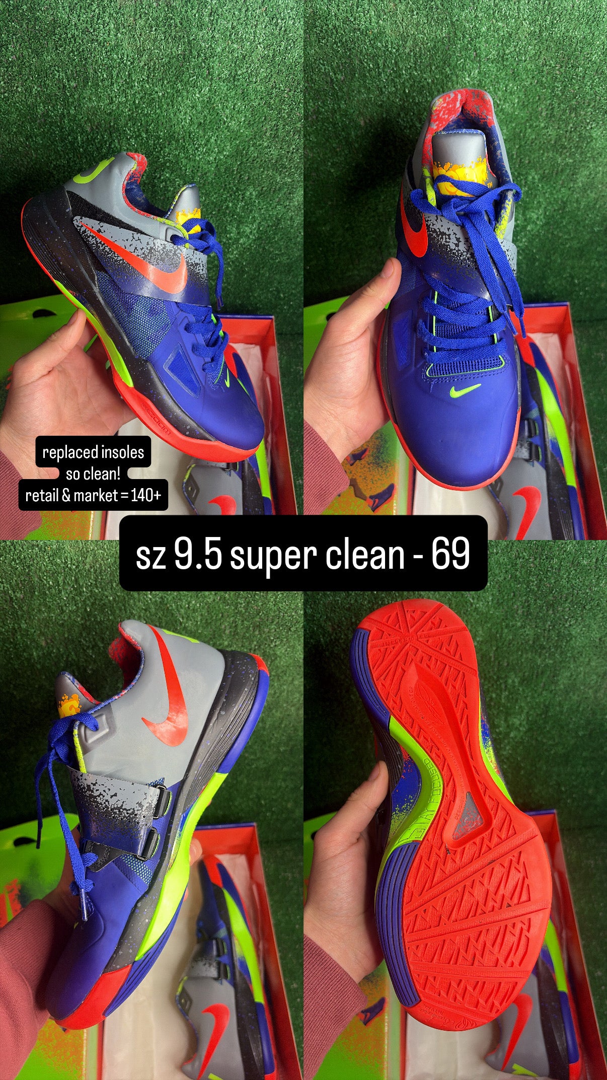 KD 4 Nerf Size 9.5