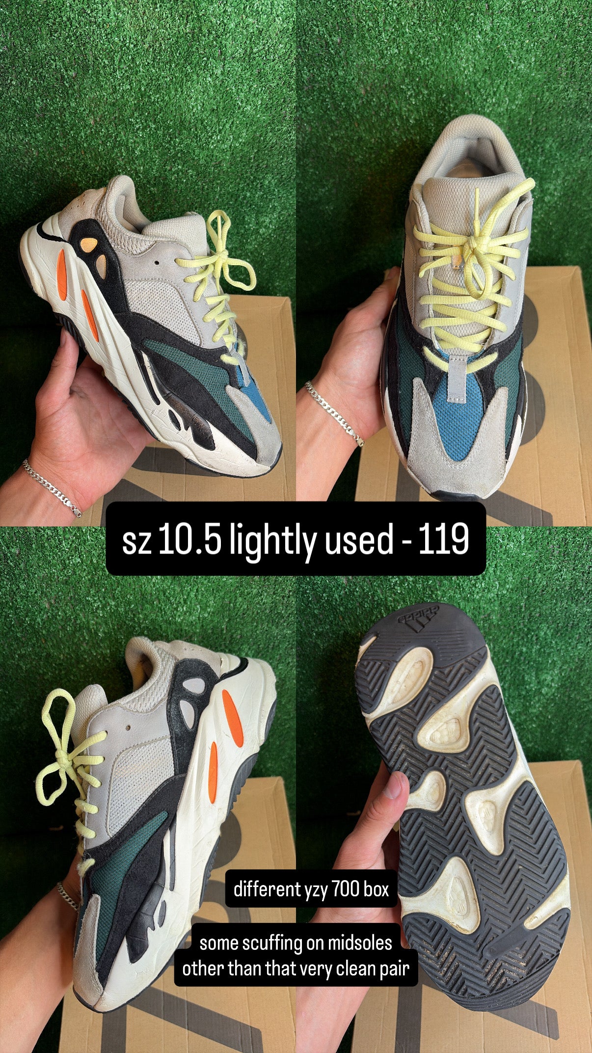 Yeezy 700 Wave Runner Size 10.5