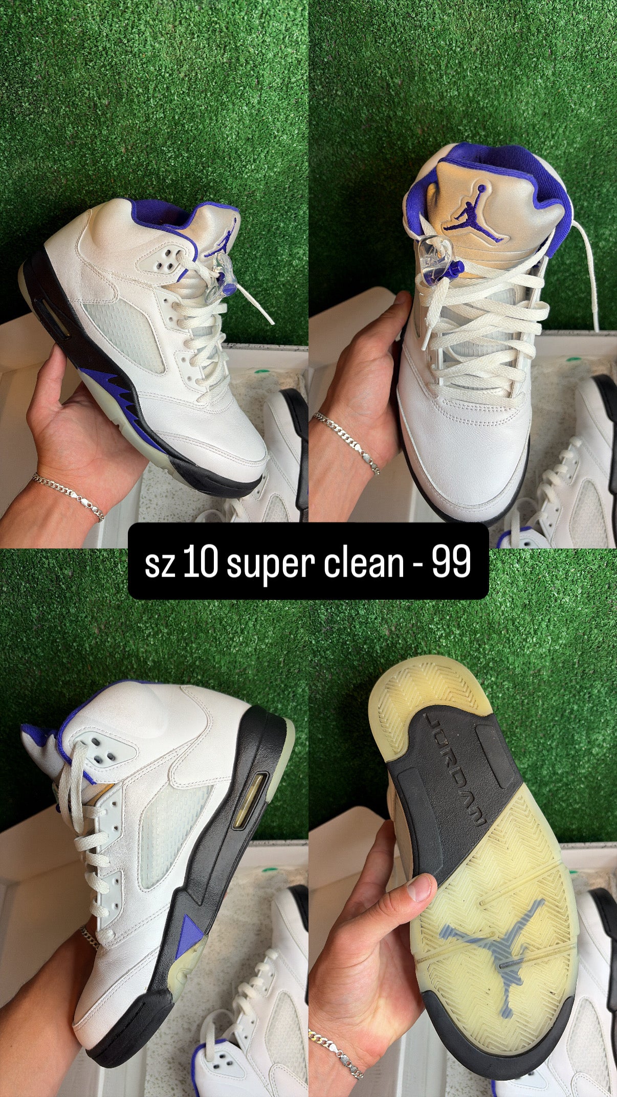 Jordan 5 Dark Concord Size 10