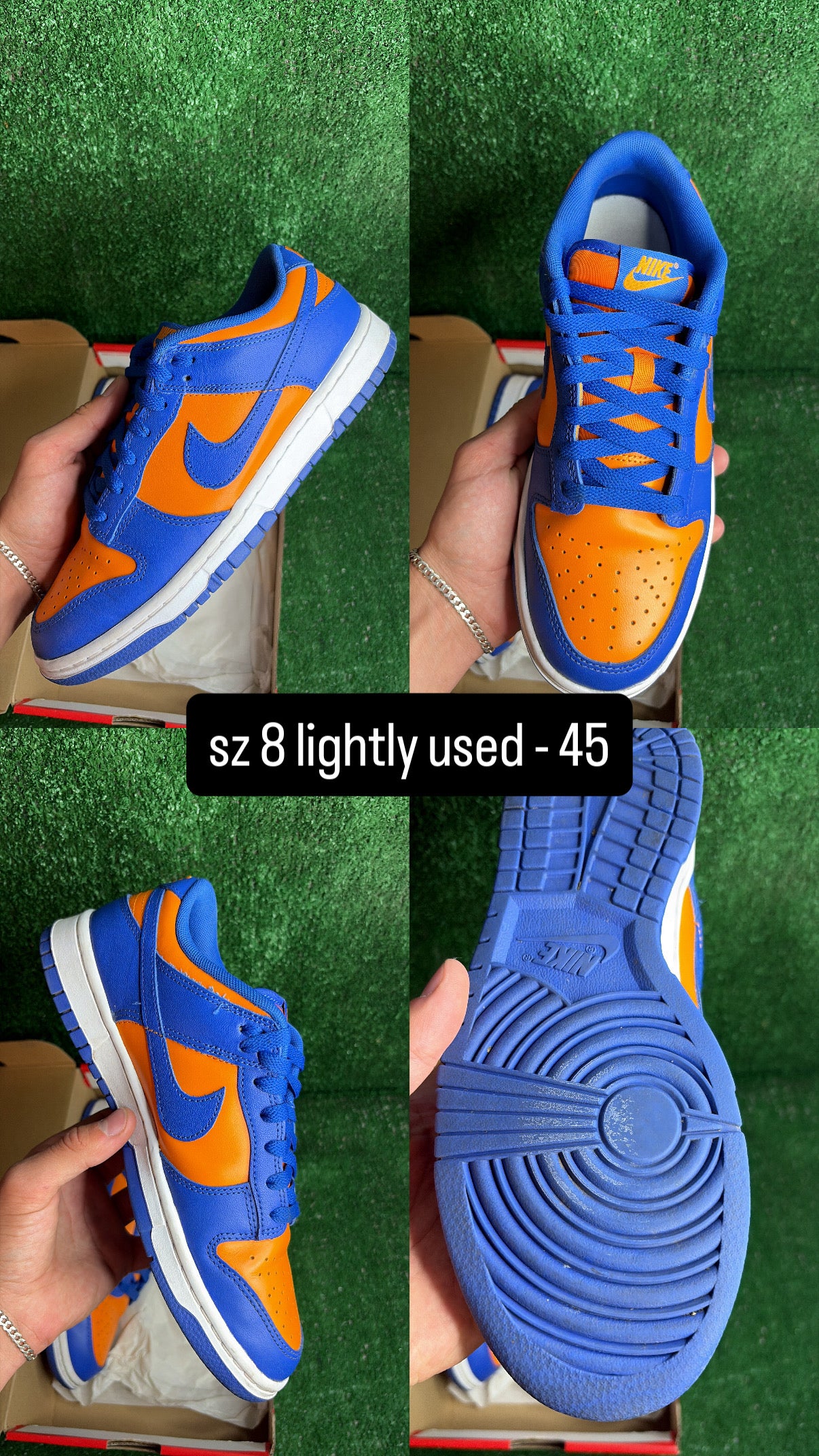Nike Dunk Low Knicks Size 8