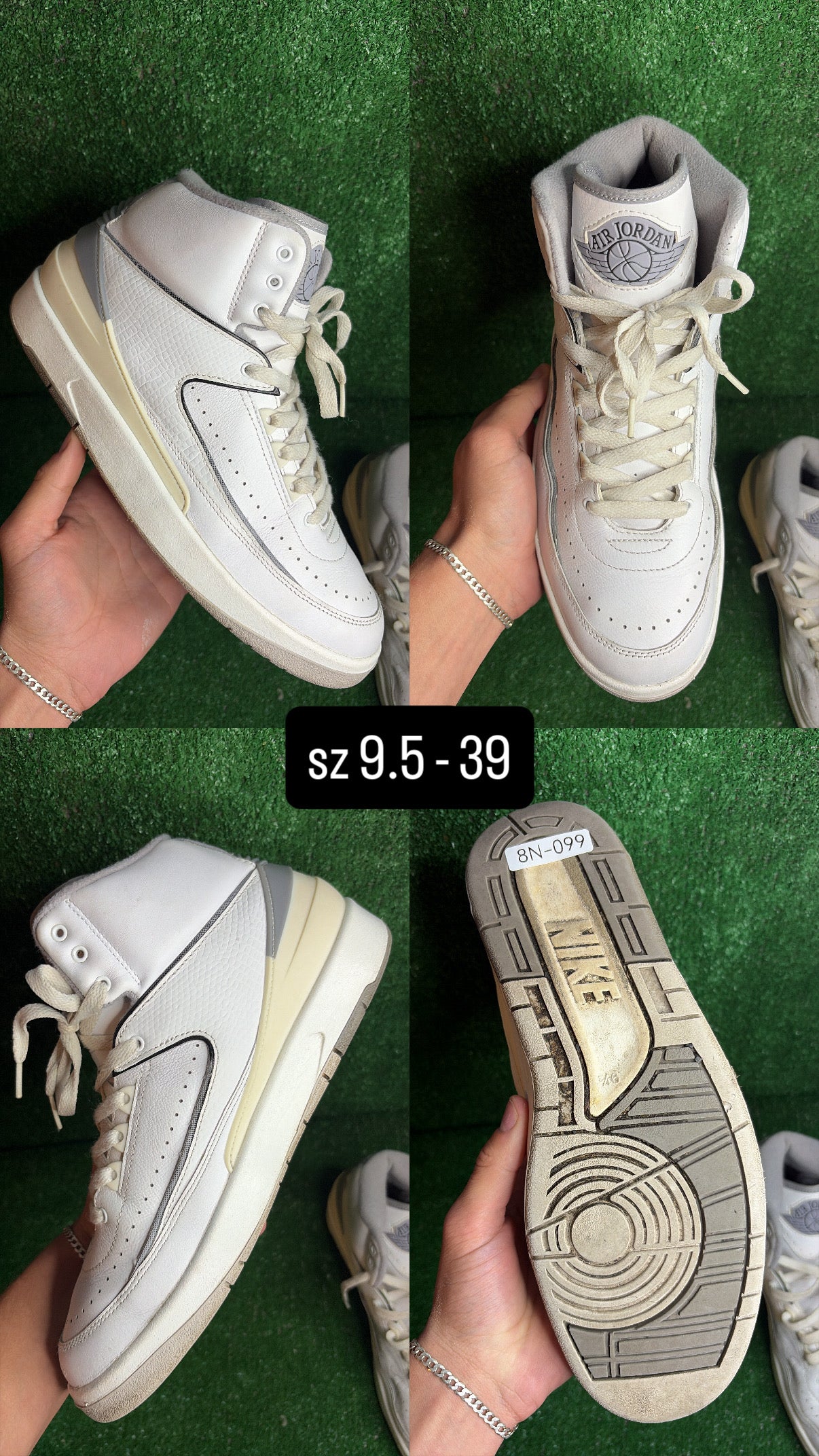 Jordan 2 Cool Grey Size 9.5