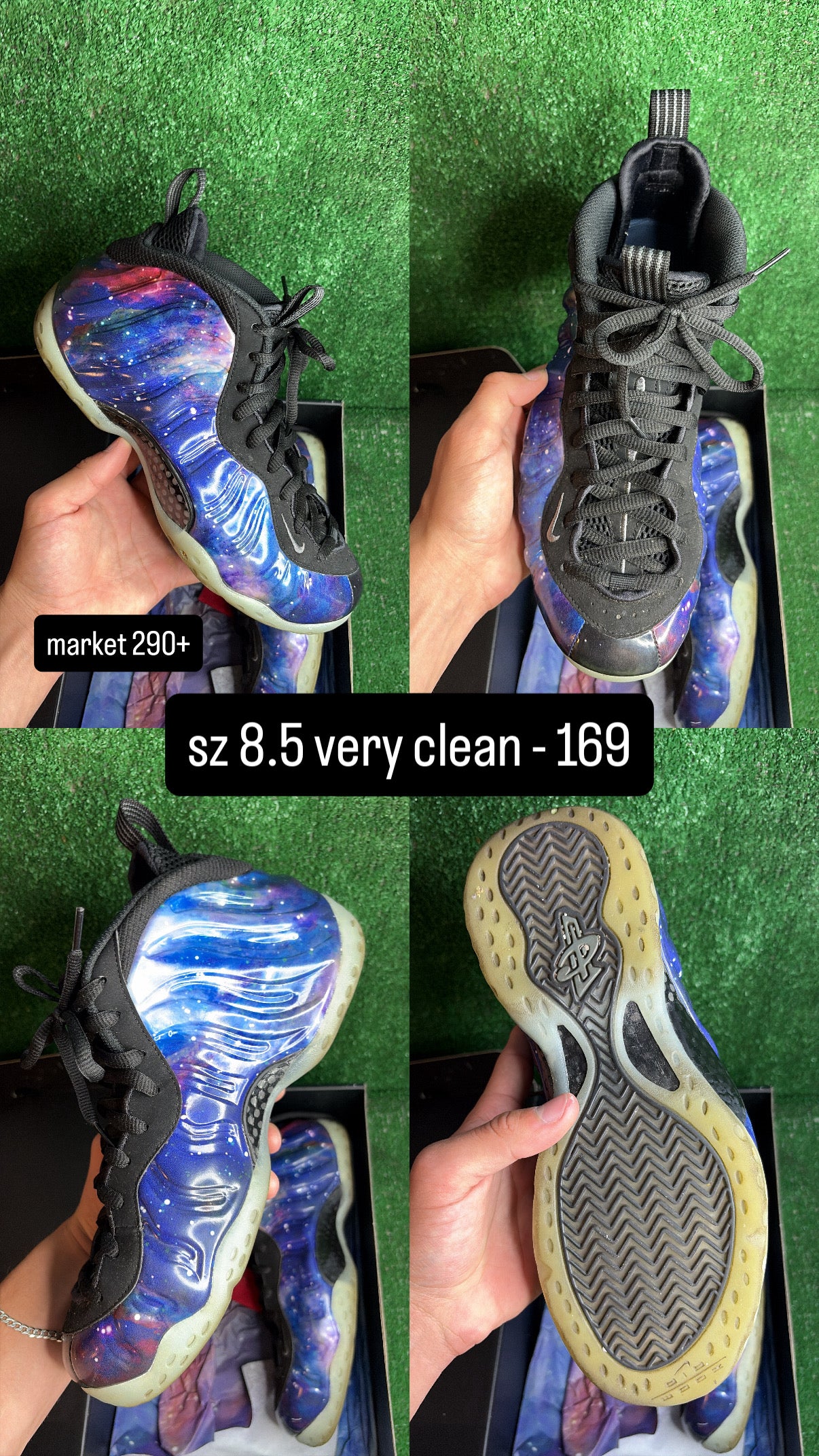 Nike Foamposite Galaxy Size 8.5