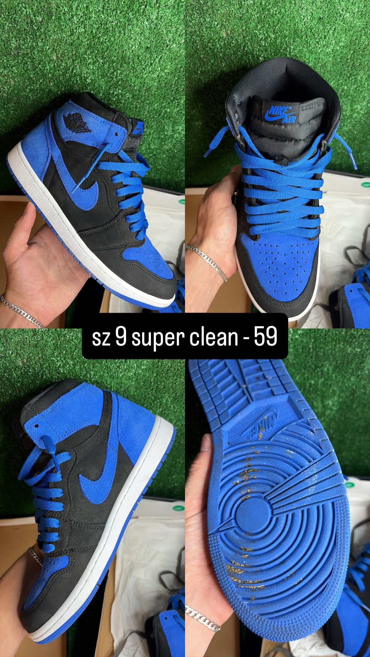 Jordan 1 Royal Reimagined Size 9
