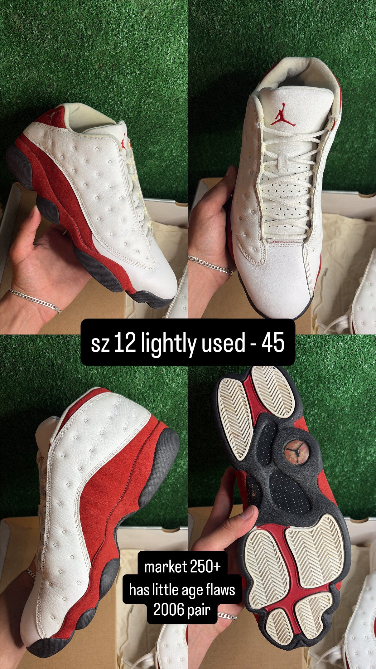 Jordan 13 Low Cherry (2005) Size 12