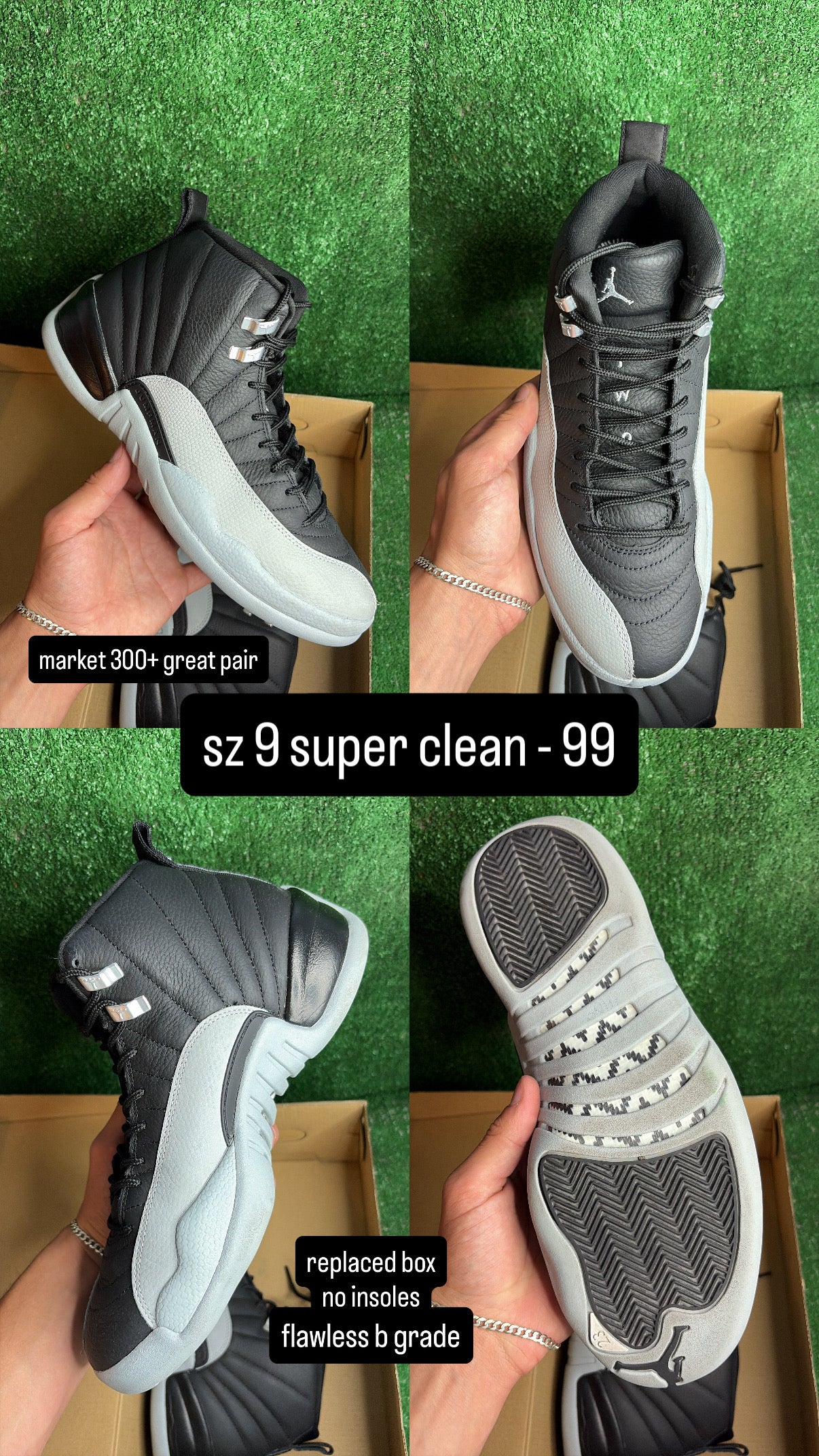 Jordan 12 Barons Size 9