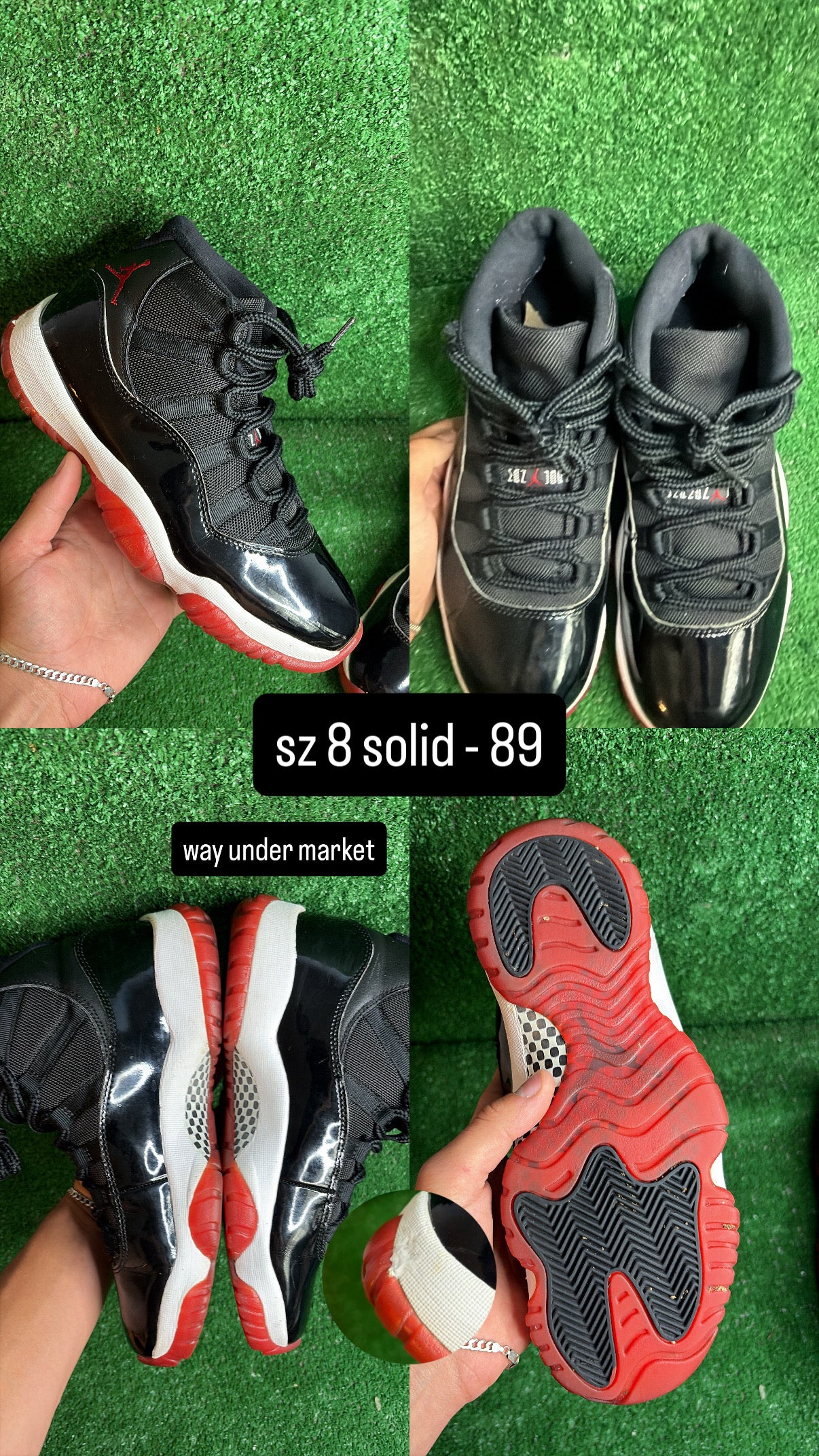Jordan 11 Bred Size 8