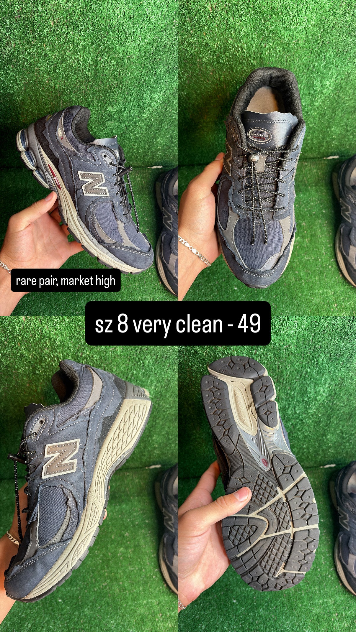 New Balance 2002r Protection Pack Eclipse Navy Size 8