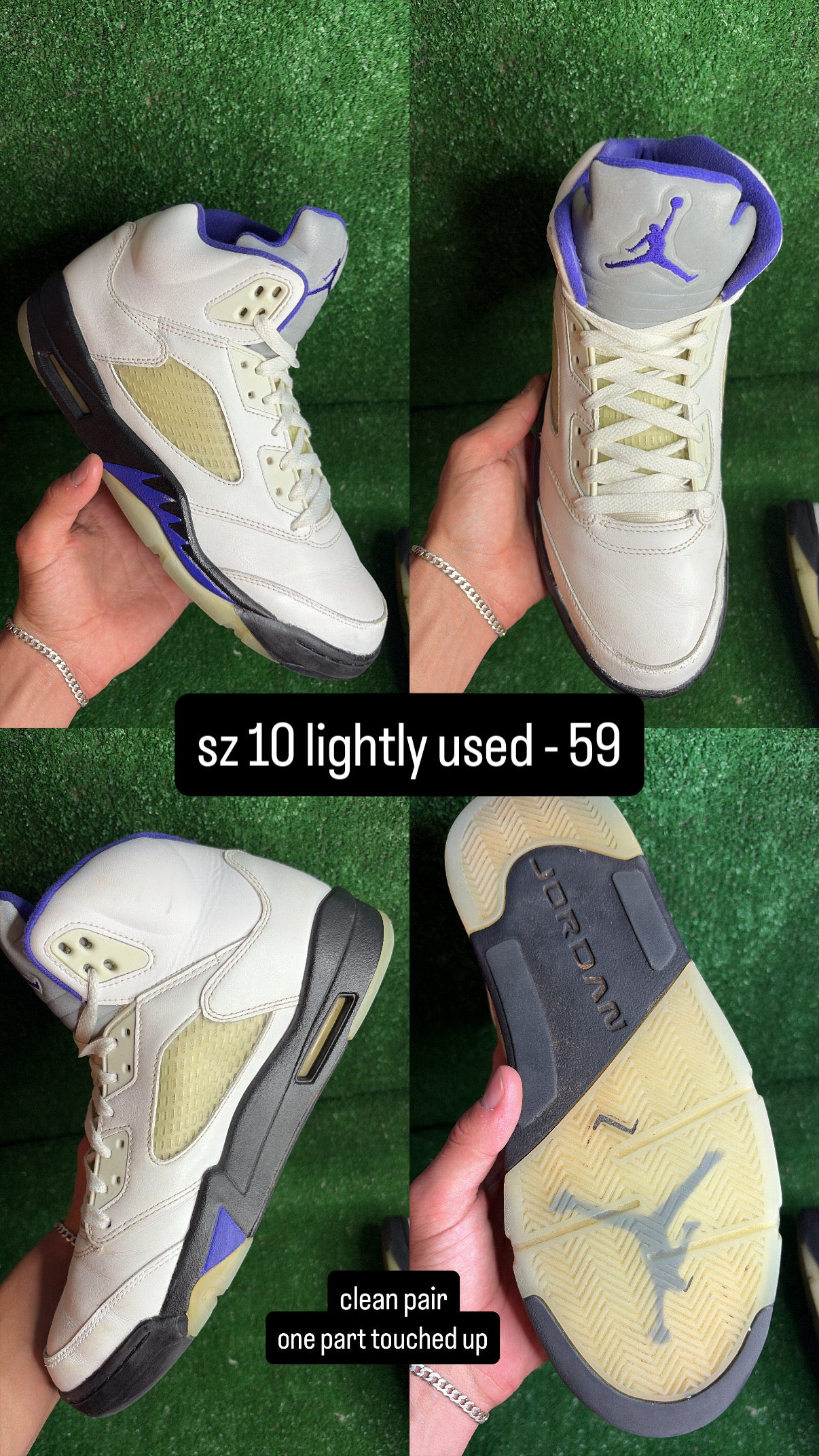 Jordan 5 Dark Concord Size 10