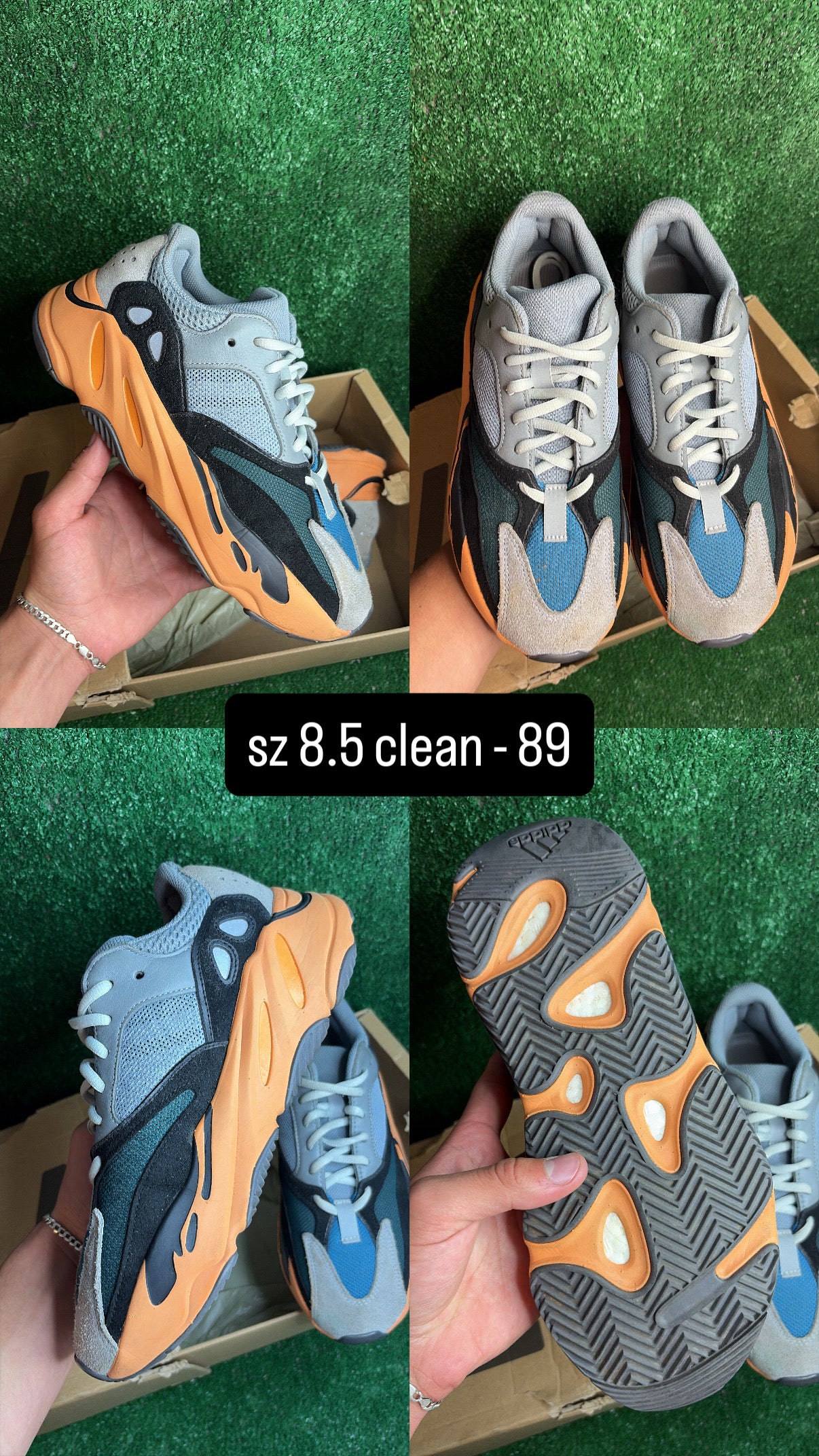 Yeezy 700 Wash Orange Size 8.5