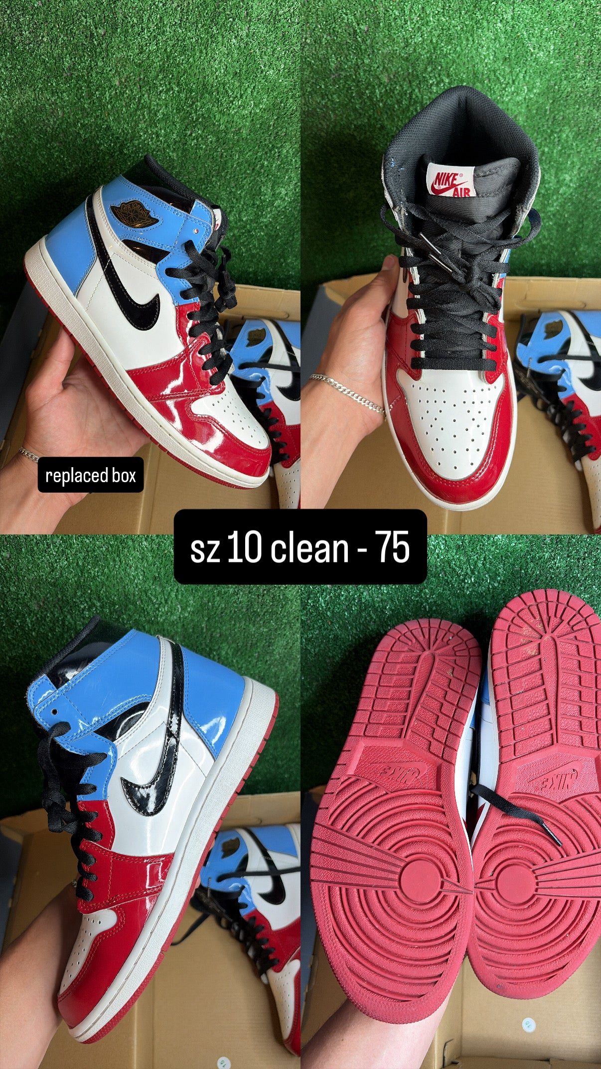 Jordan 1 High Fearless Size 10