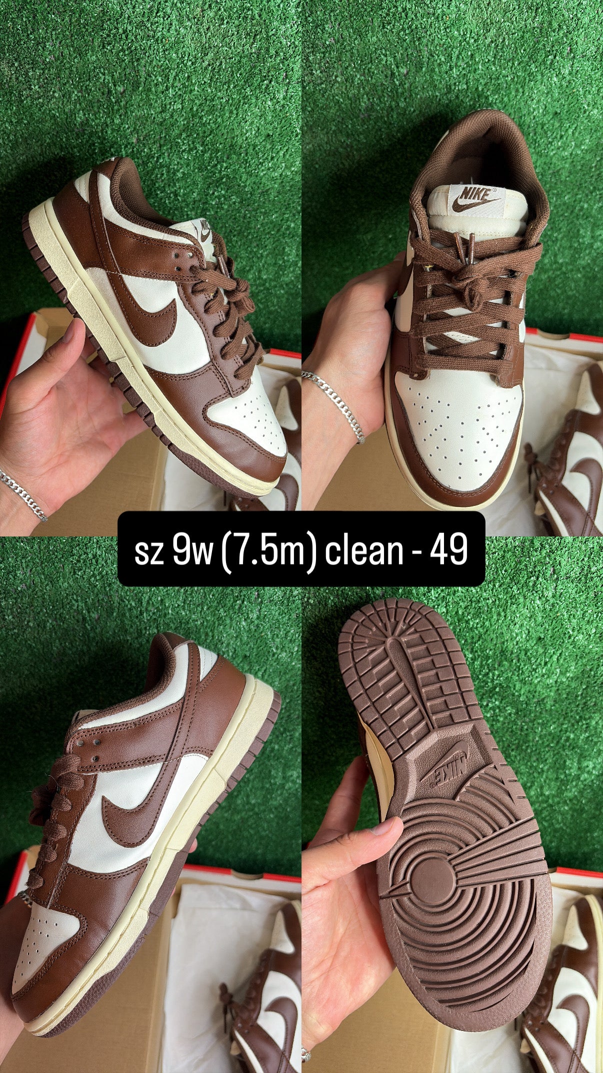 Nike Dunk Low Cacao Wow Size 7.5m (9w)