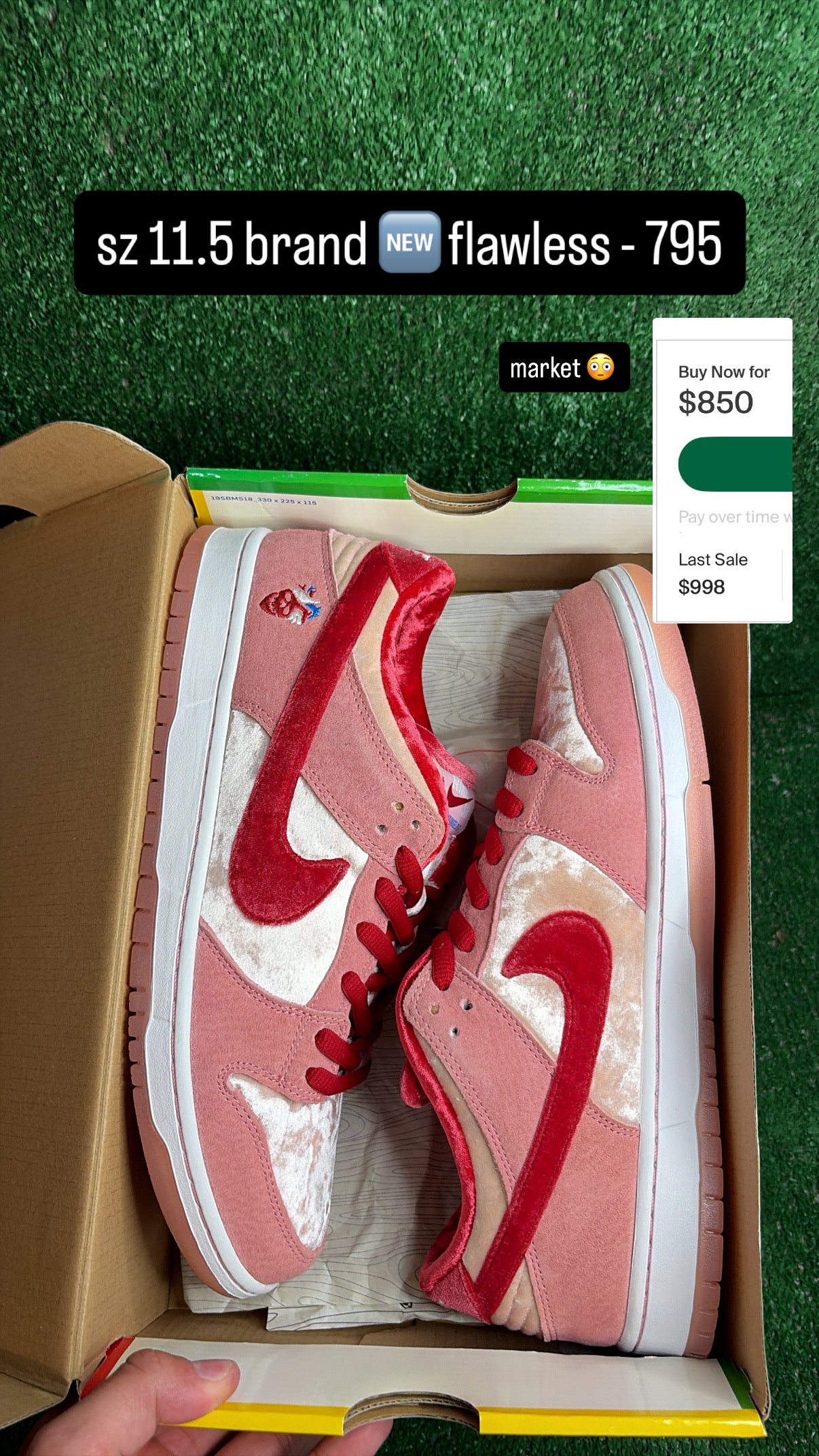 Nike Dunk Low SB Strangelove Size 11.5