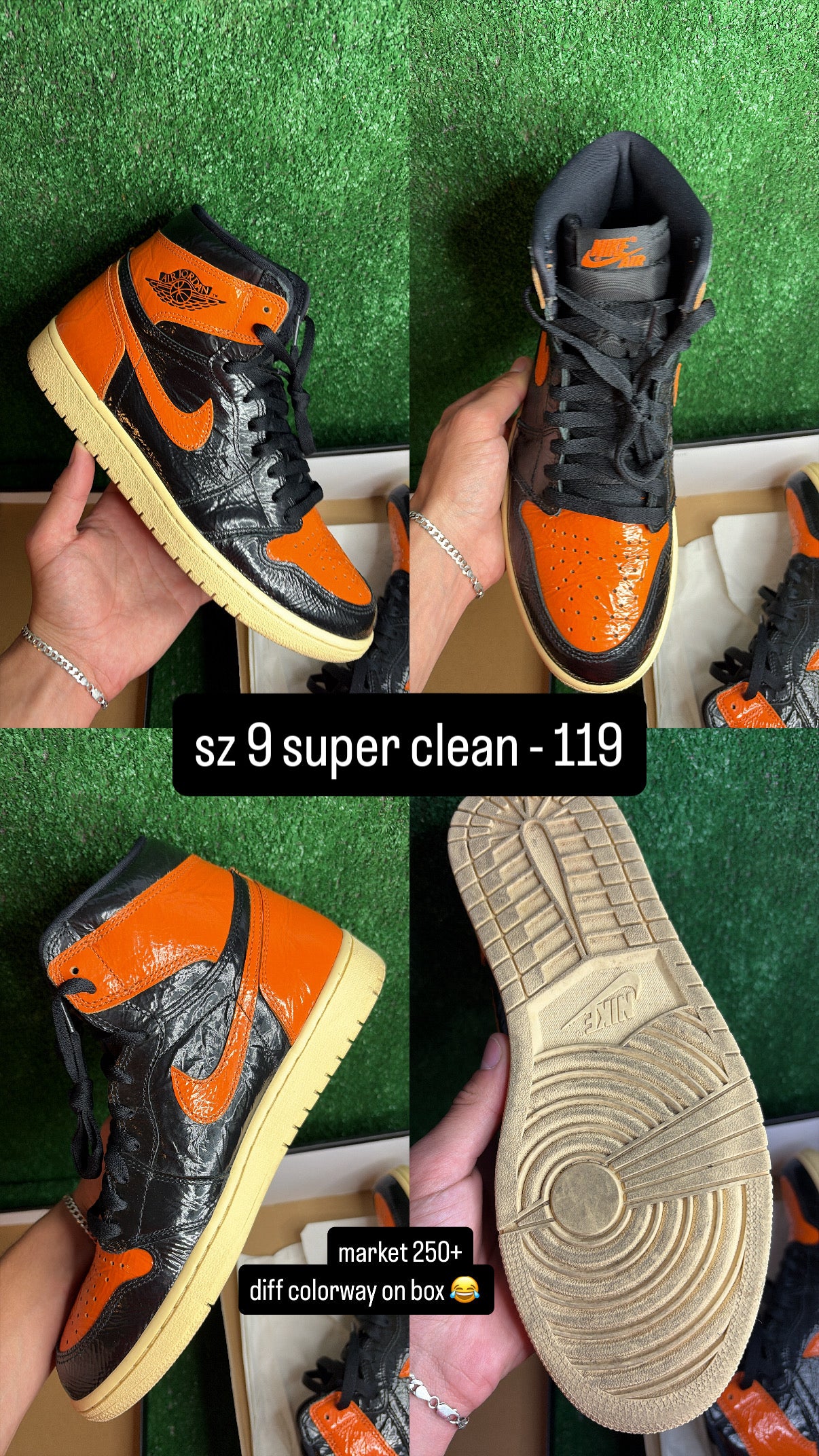 Jordan 1 Shattered Backboard 3.0 Size 9