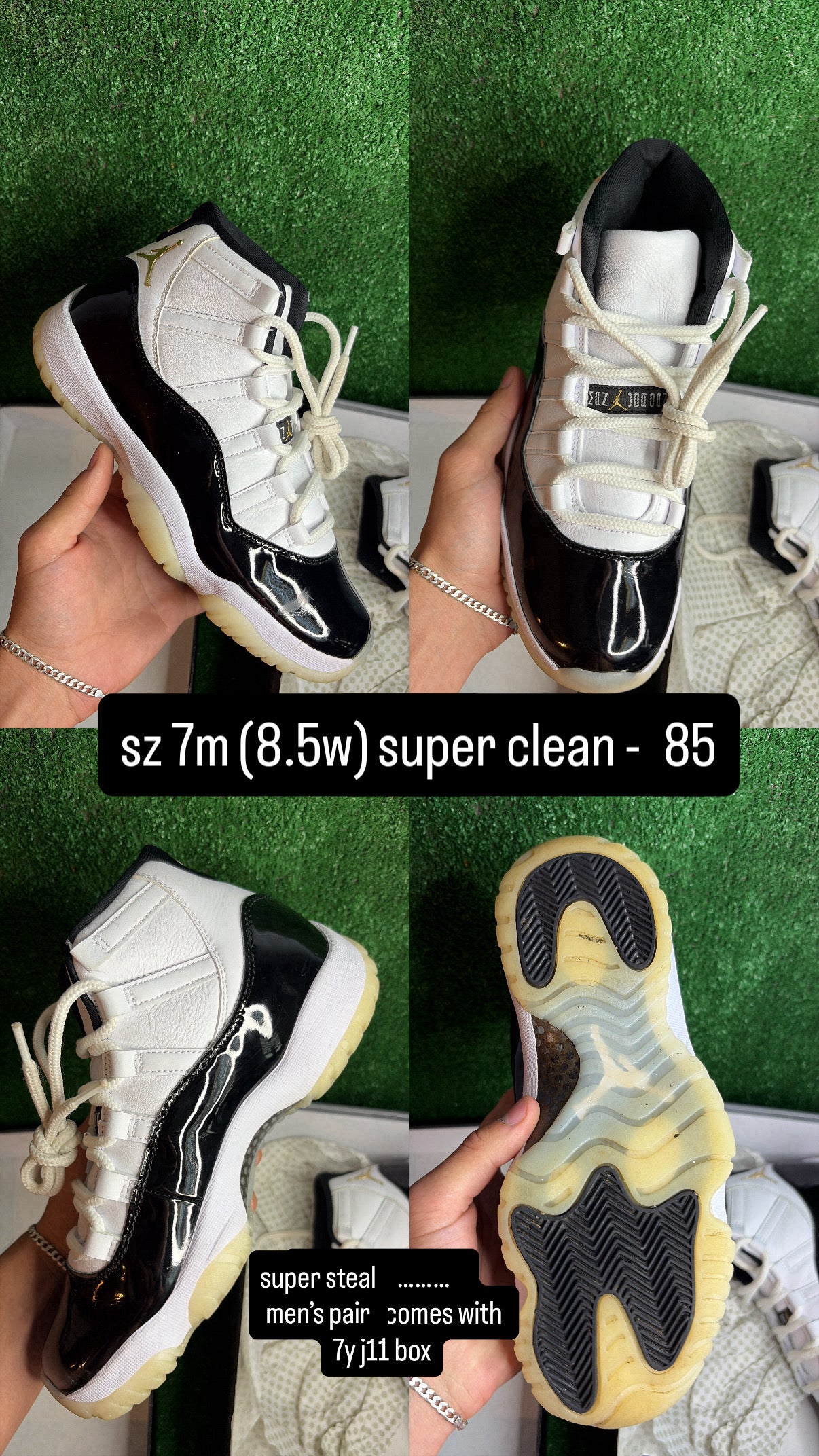 Jordan 11 DMP Gratitude Size 7m (8.5w)