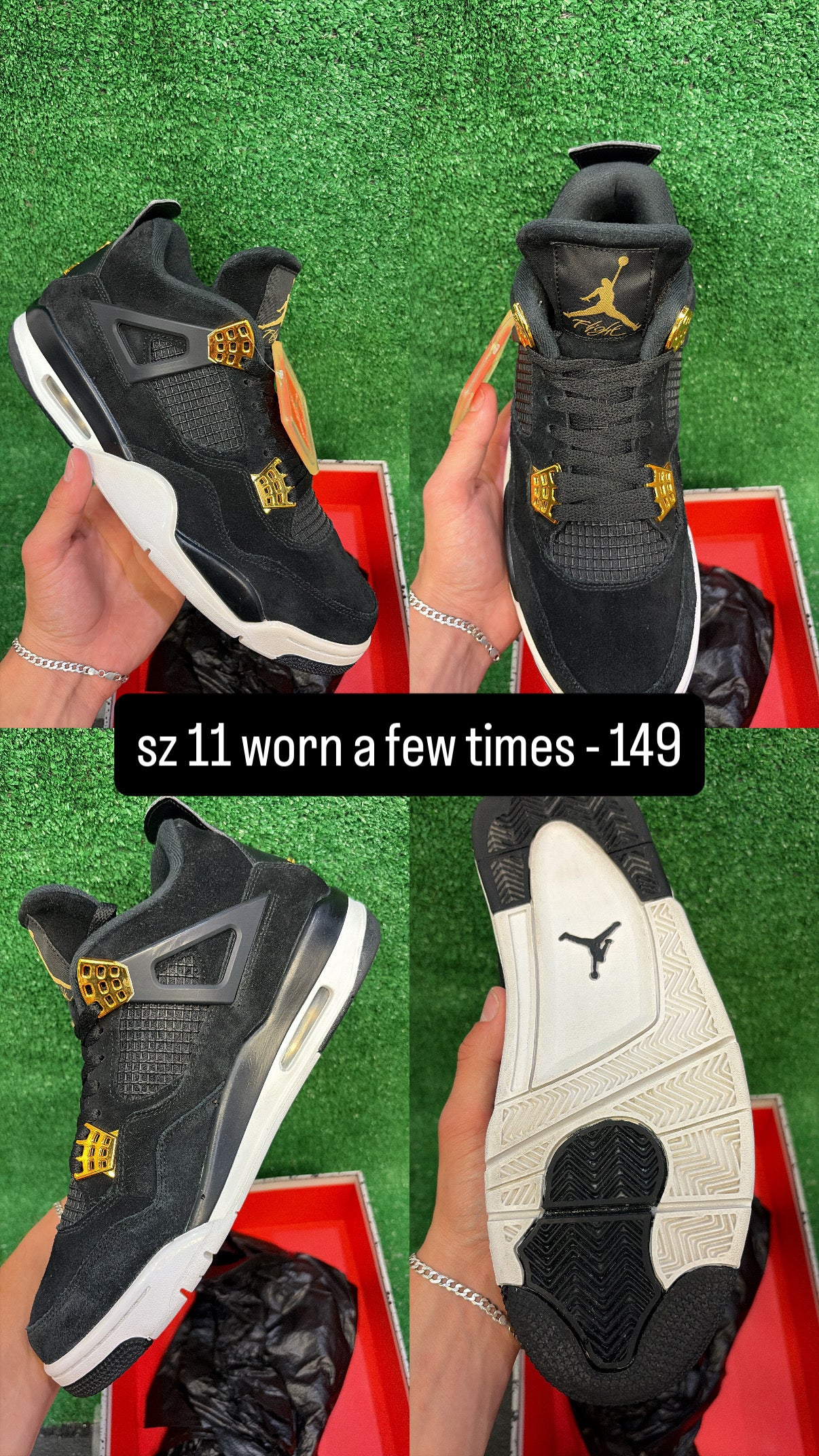 Jordan 4 Royalty Size 11