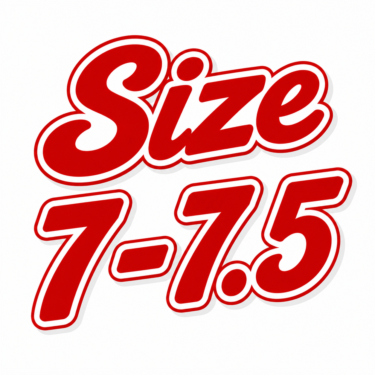 Size 7-7.5