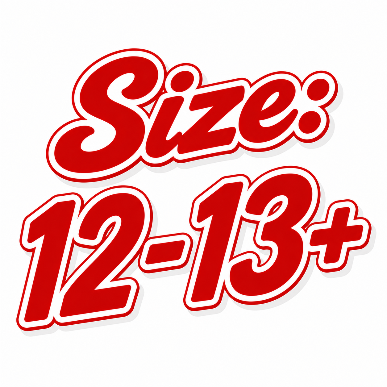 Size 12 & Up