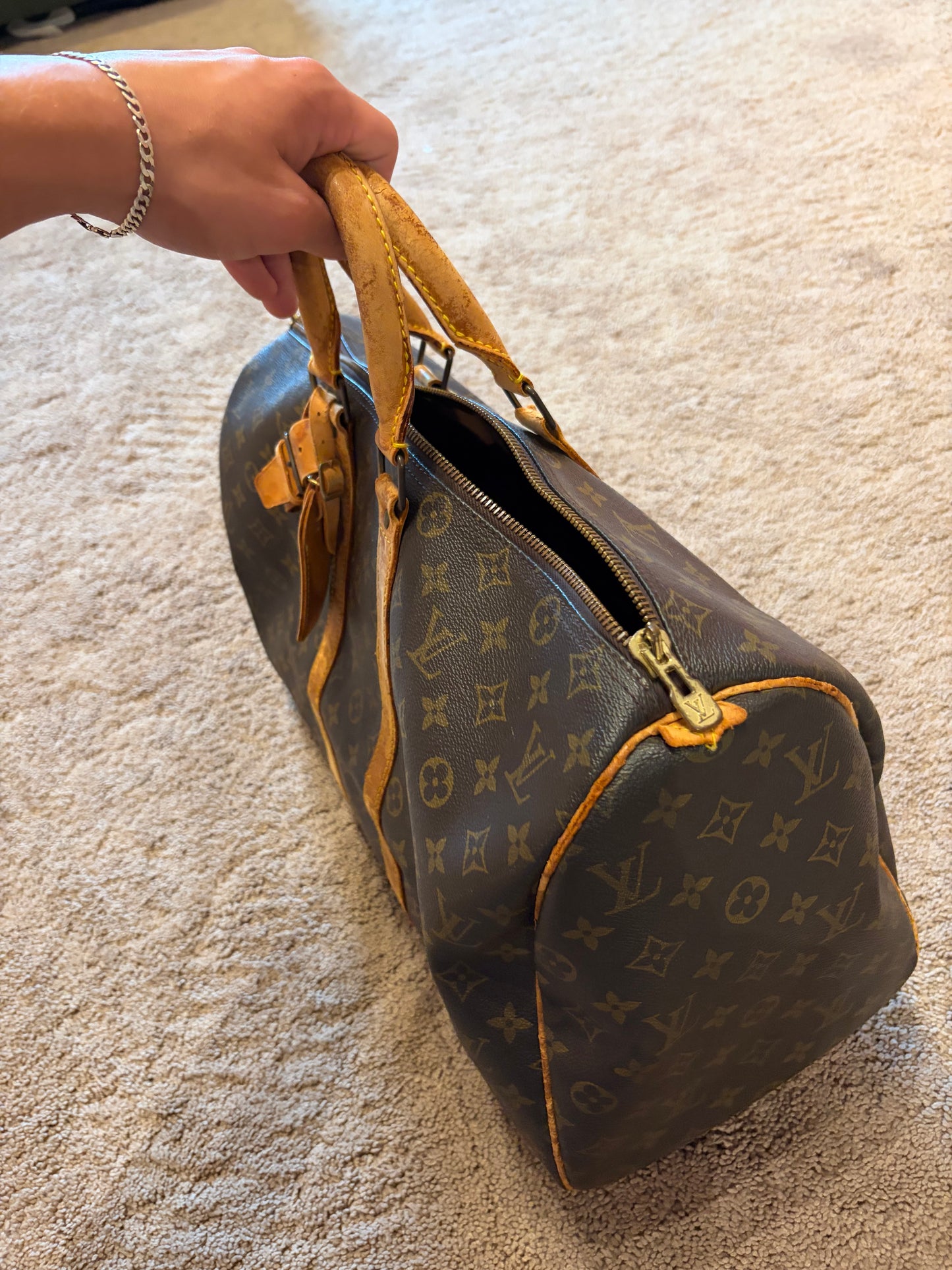 Louis Vuitton LV Monogram Keepall 50 Vintage