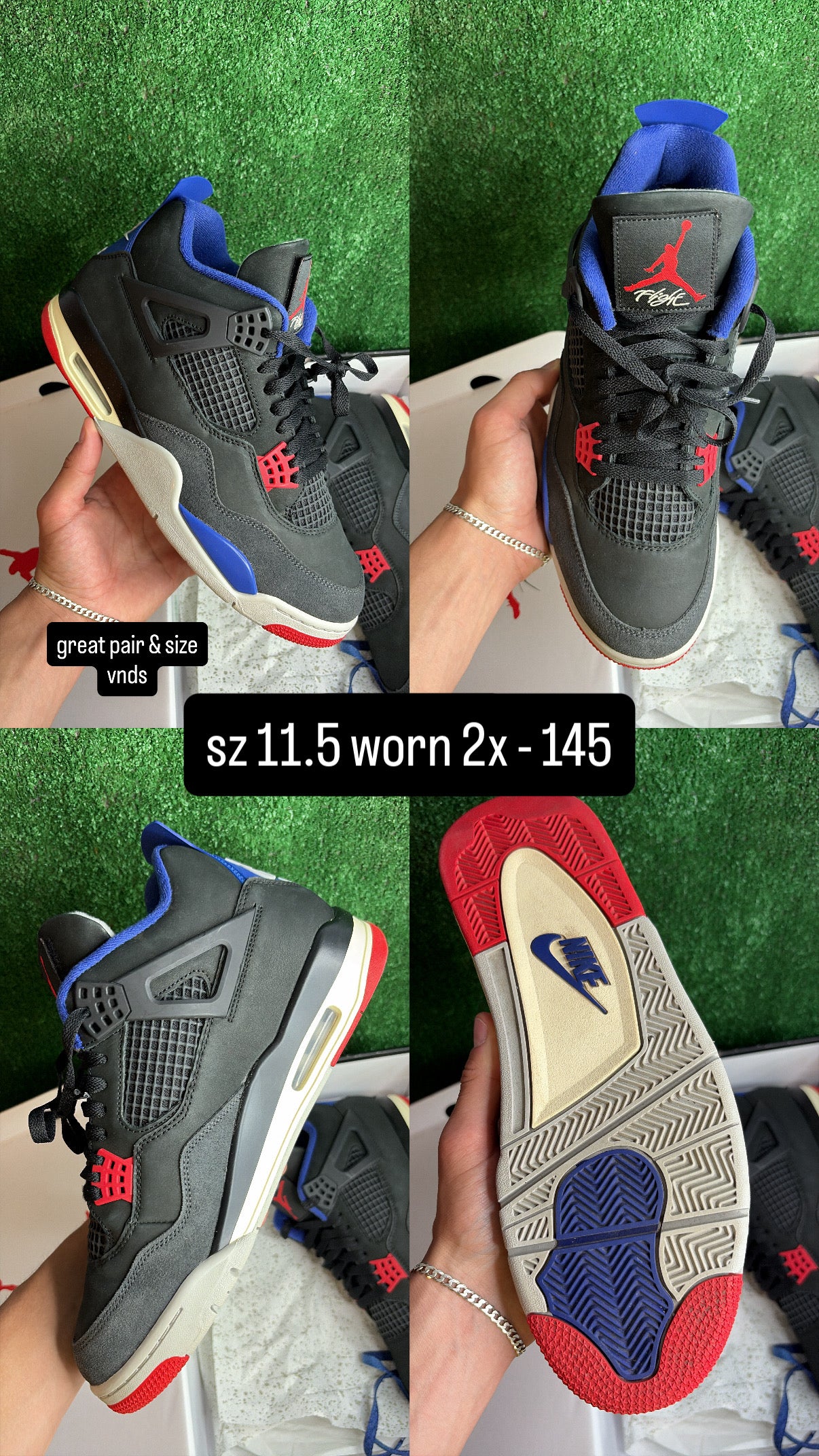 Jordan 4 Rare Air Size 11.5