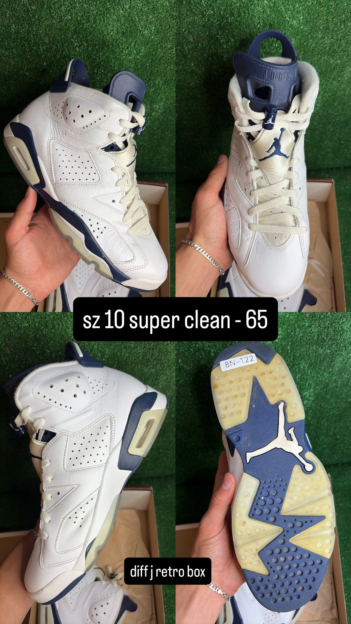 Jordan 6 Midnight Navy Size 10