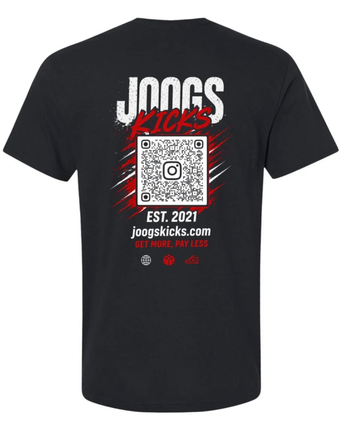 Joogs Kicks Black T-shirt