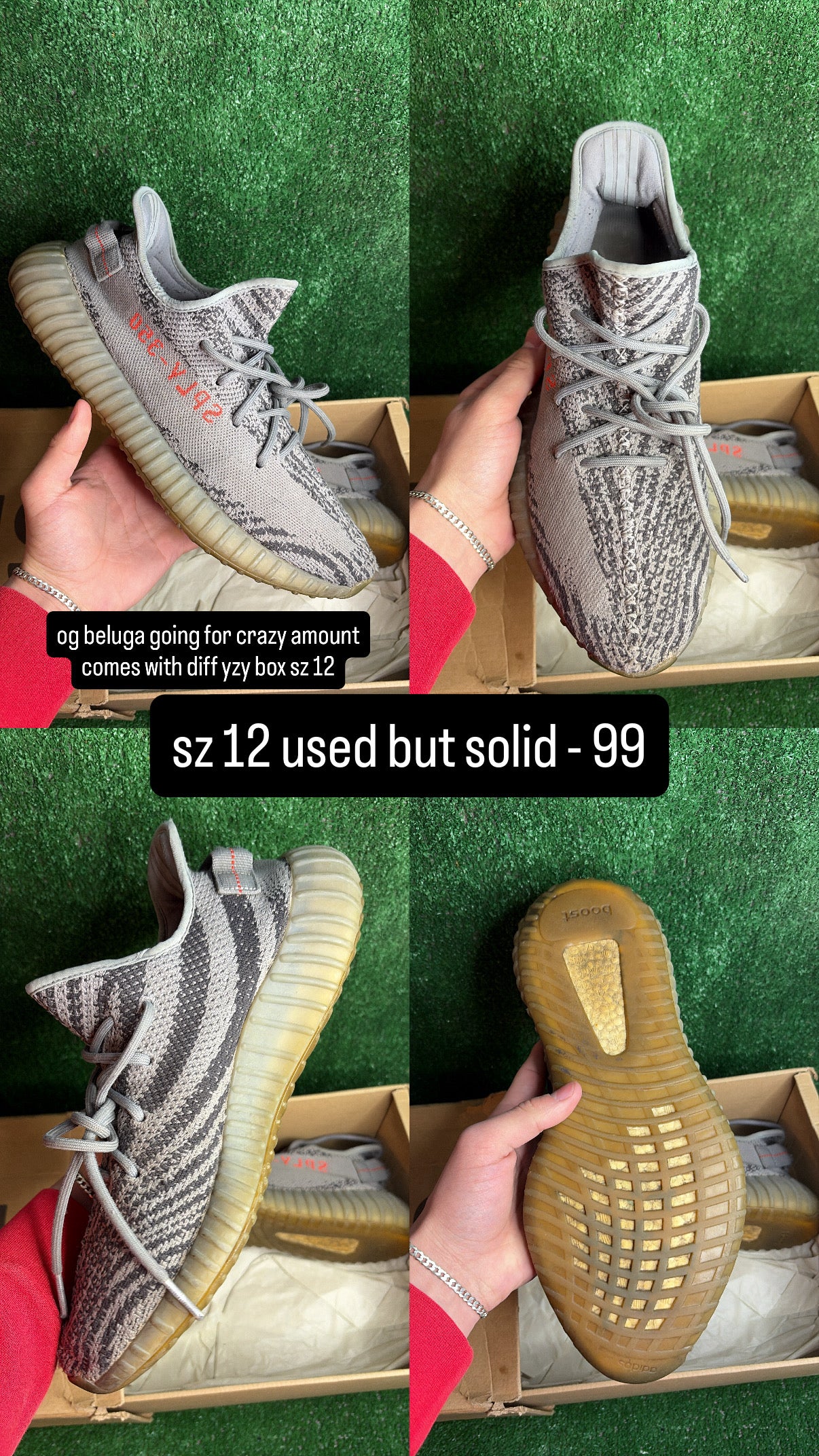 Yeezy 350 Beluga 2.0 Size 12 (2017)